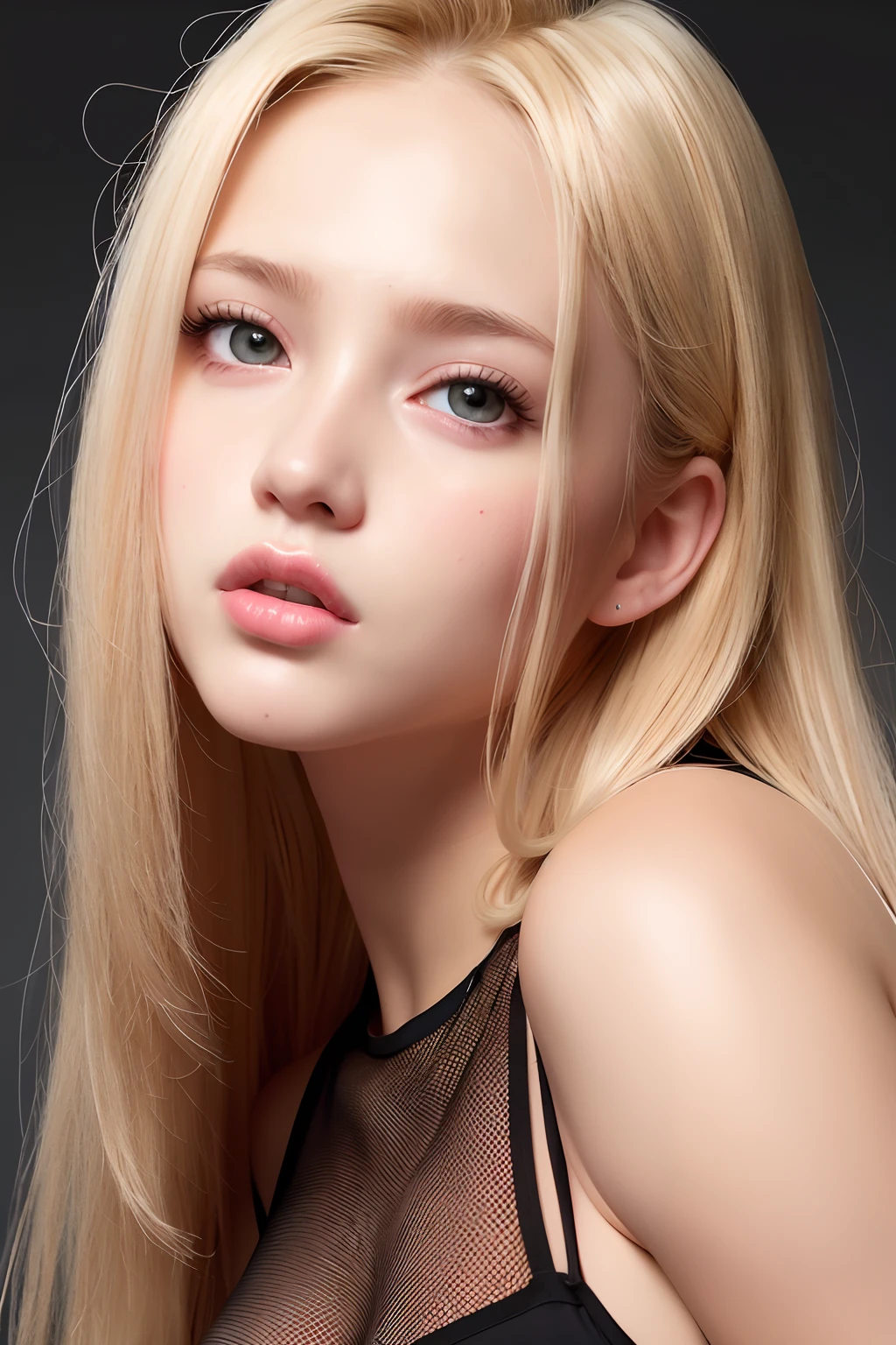 immature girl,sexy seductive style,extreme close up face,naughty look,sexually attractive,gorgeous long shiny blonde-haired,nice perfect face with soft fair skin perfect face,hyper realistic concept,8K resolution concept intricately detailed,Ultra-quality sketch erotic posing,color-pencils ultra-realistic sketch style,bewitching baby face,Perfectly placed facial features,