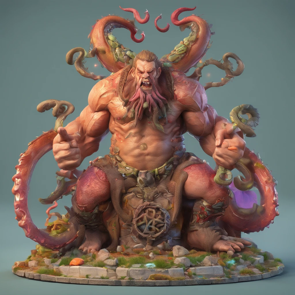 hulking, shamanic, tentacle journalist
