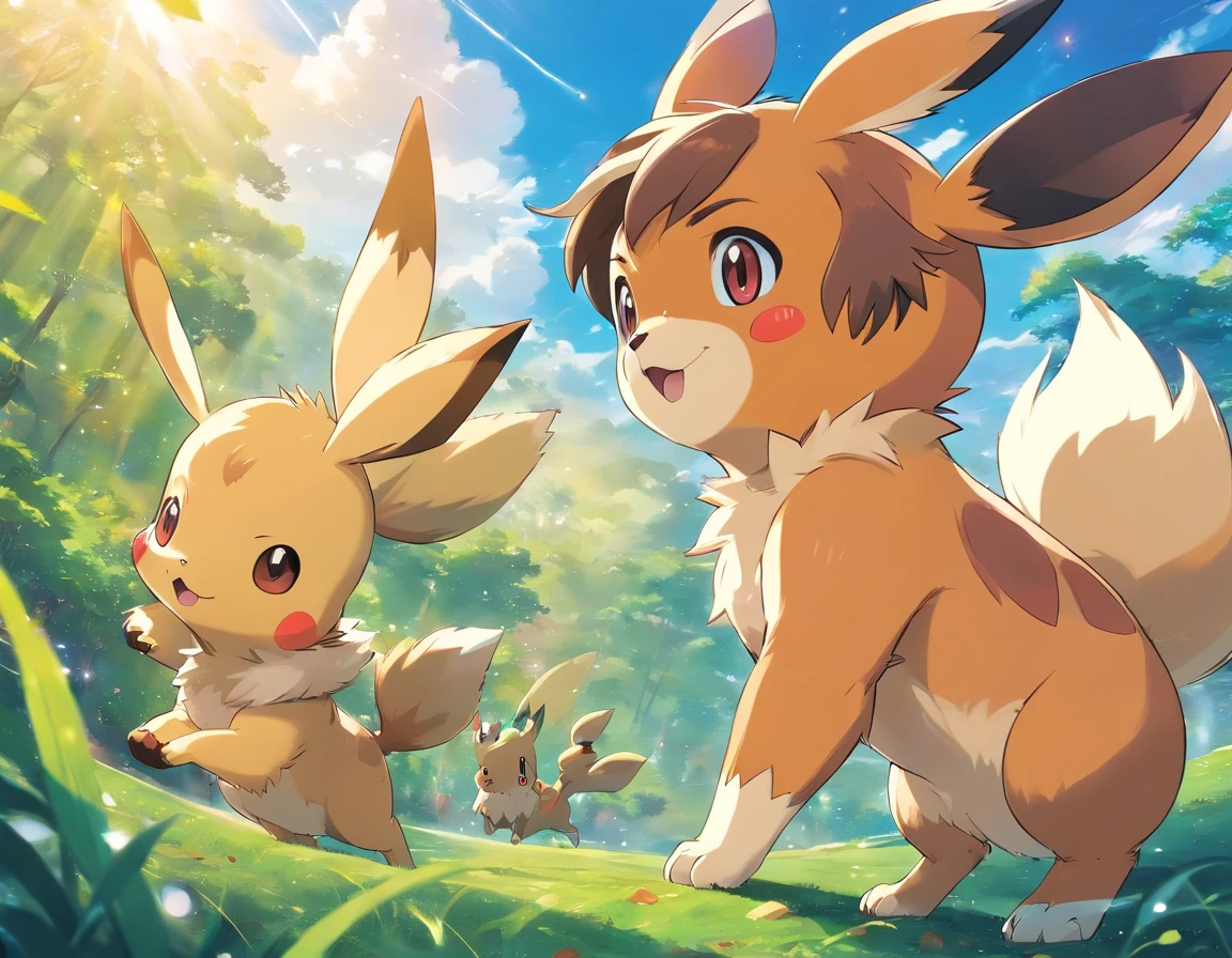 pokemon,eevee,cute animal,
