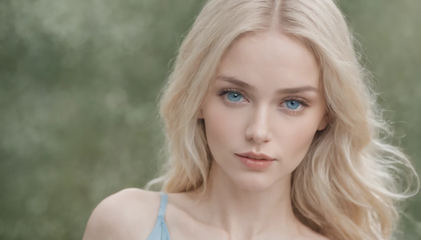 (Swollen head), (thick, Textured blonde hair), (thick, Textured blonde hair), (thick, Textured blonde hair). Blonde woman with blue eyes and bust pose, Wear a hot bikini...., full body photograph, Pale bluish skin, Songs inspired by Ana de Armas, ethereal beauty, color portrait, Beautiful pale makeup, Pale blue eyes, Pastel Blue Eyes, Pale blue skin, Unbelievably subtle, astonishing, Young subtle figure, Bright pale blue eyes, Wonderful portrait, Subtle hair, Editorial portrait, blue tone、Russian girl、Prospects for Russia, (Old Towns in Europe)