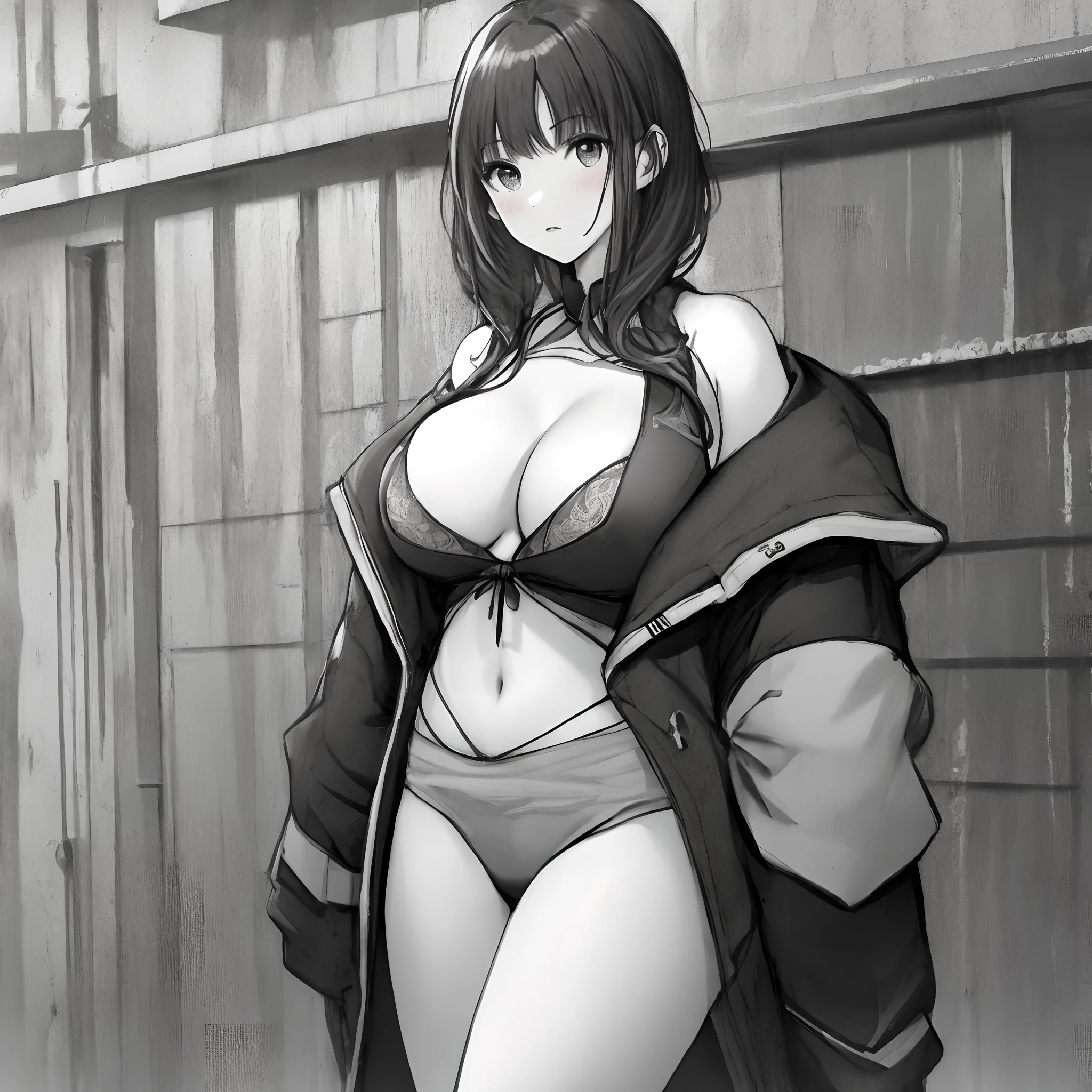tits out