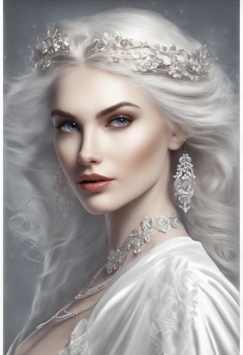 An emblem for the word feature.modancer whiteout girl, vector, simple
-no photorealistic details,just word