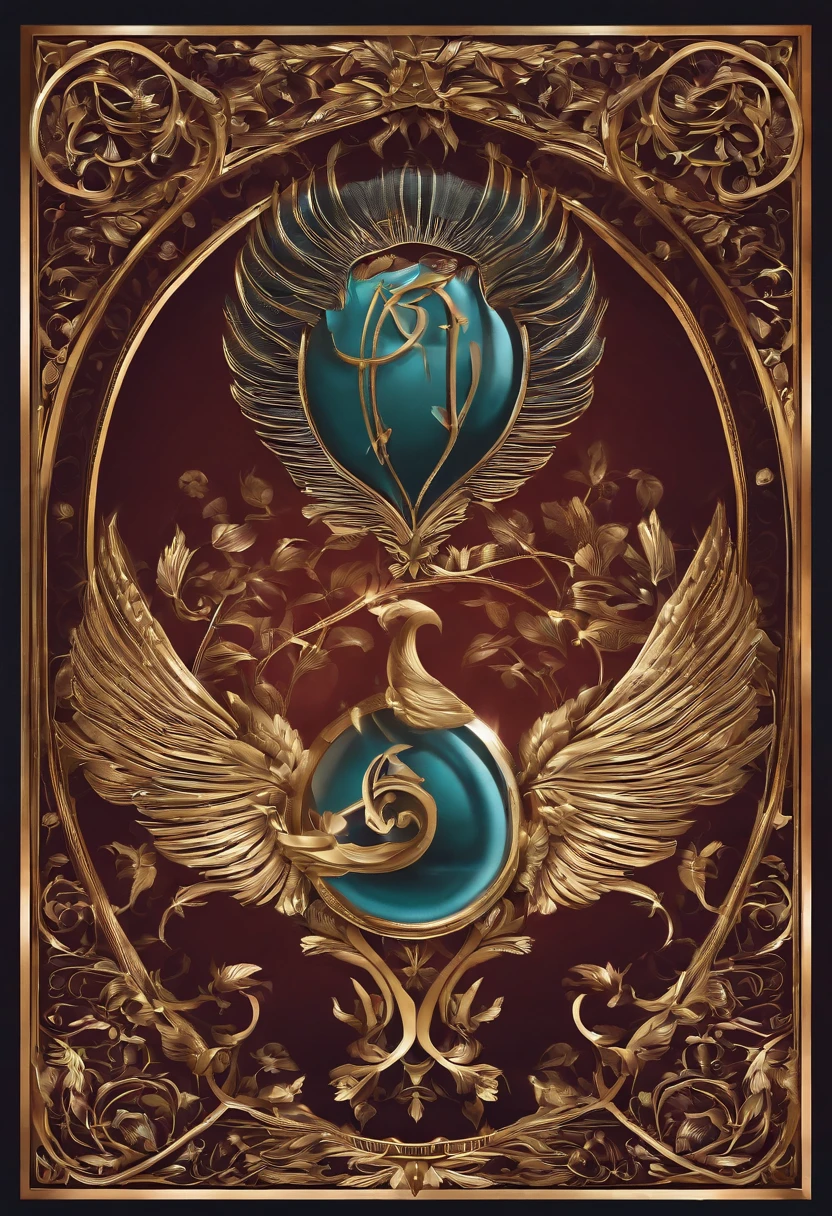 Just An emblem for the word Feature and Modancer, vector, simple
-no photorealistic details,