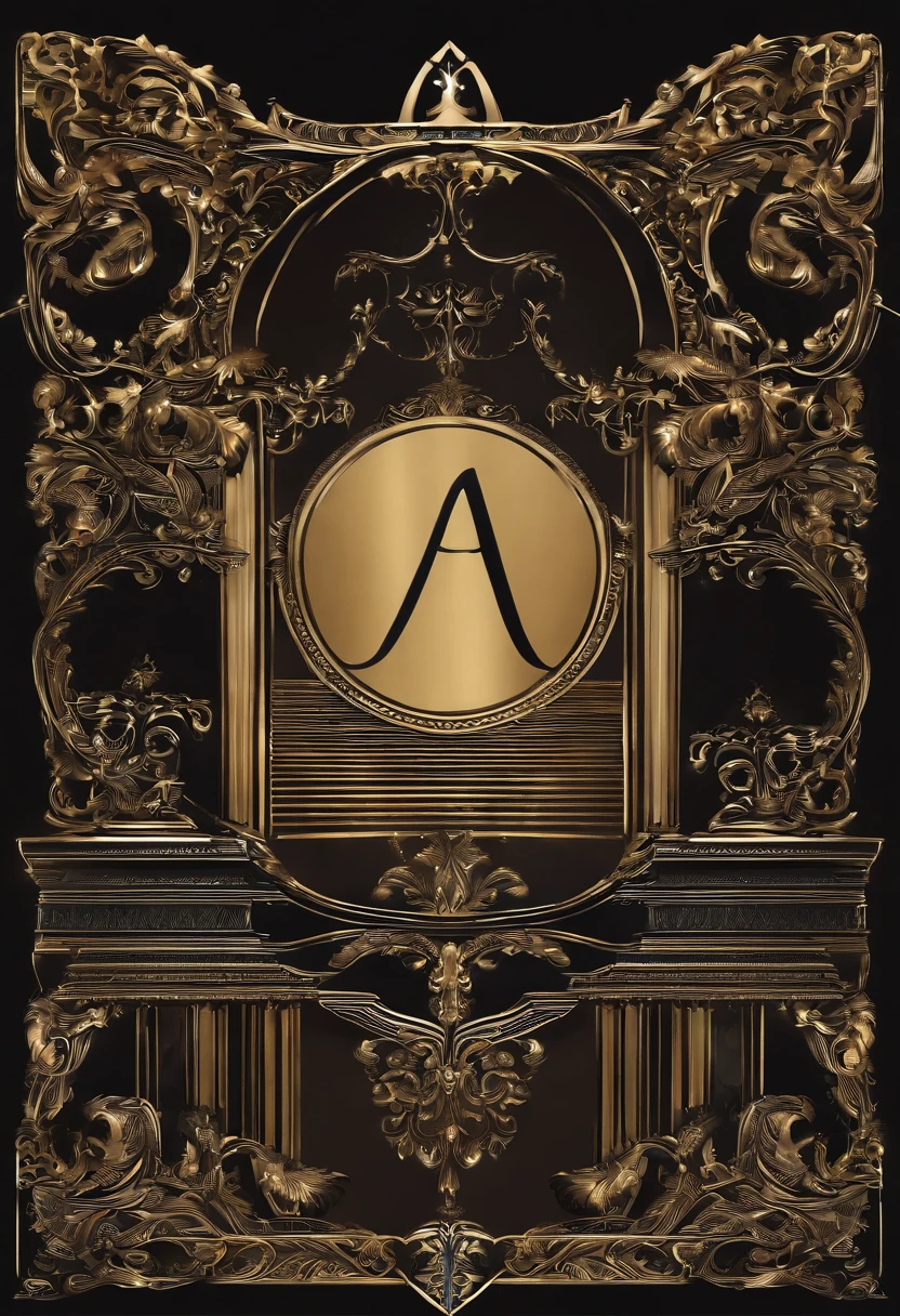 Just An emblem for the word Feature and Modancer,simple