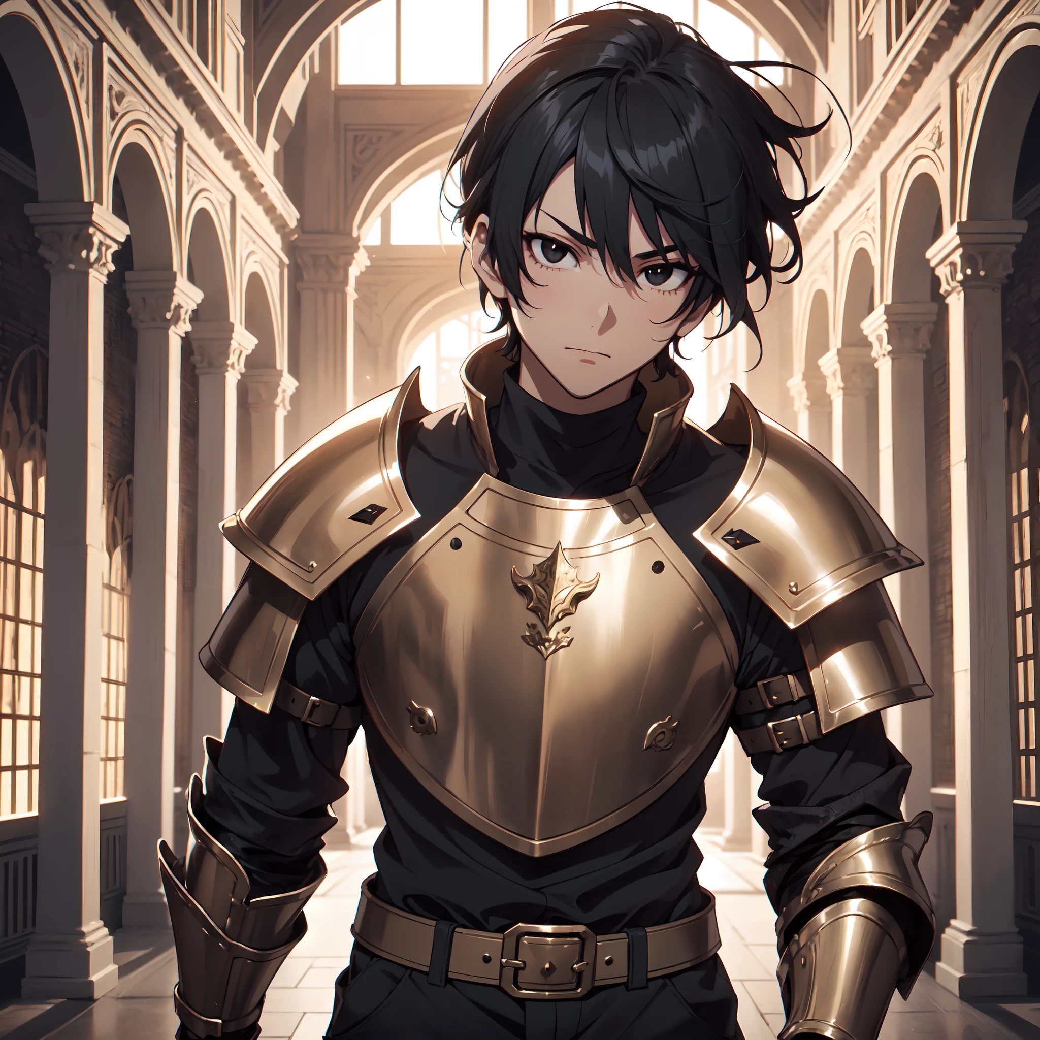 128K Ultra High Definition,
128K Ultra High Quality,
128K Ultra High Resolution,
Best Definition,
Best Quality,
Best Resolution,
Perfectly Detailed,
Perfectly Designed,
Extremely Detailed,
Extremely Designed,
Hyper Detailed,
Hyper Definition,
Hyper Quality,
Hyper Resolution,
Masterpiece,
(((Anime))),
Body Shot,
(((Boy))),
Handsome,
Muscular Body,
(((Black Short Hair))),
(((Black Eyes))),
(((Hyper Detailed & Perfectly Designed With Ultra High Quality Bronze Assassin Armor))),
(((Inside Of Medieval Royal Palace Background Scenery))),