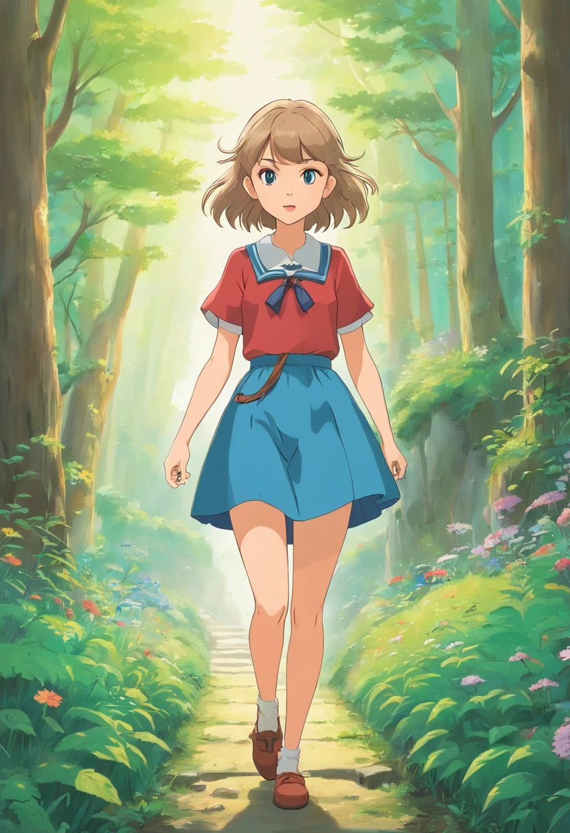 desenhe a taylor swift como se ela fosse um personagem do studio ghibli