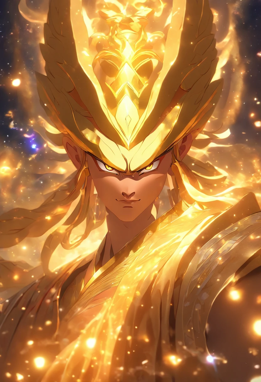 (((Chinese God))) best quality, ultra-high resolution, 4K detailed CG, masterpiece,Pagu, ,Cosmic God,Universe, cosmic egg,birth, galaxya,aesthetics, beautiful image, depth of field, centered on the screen