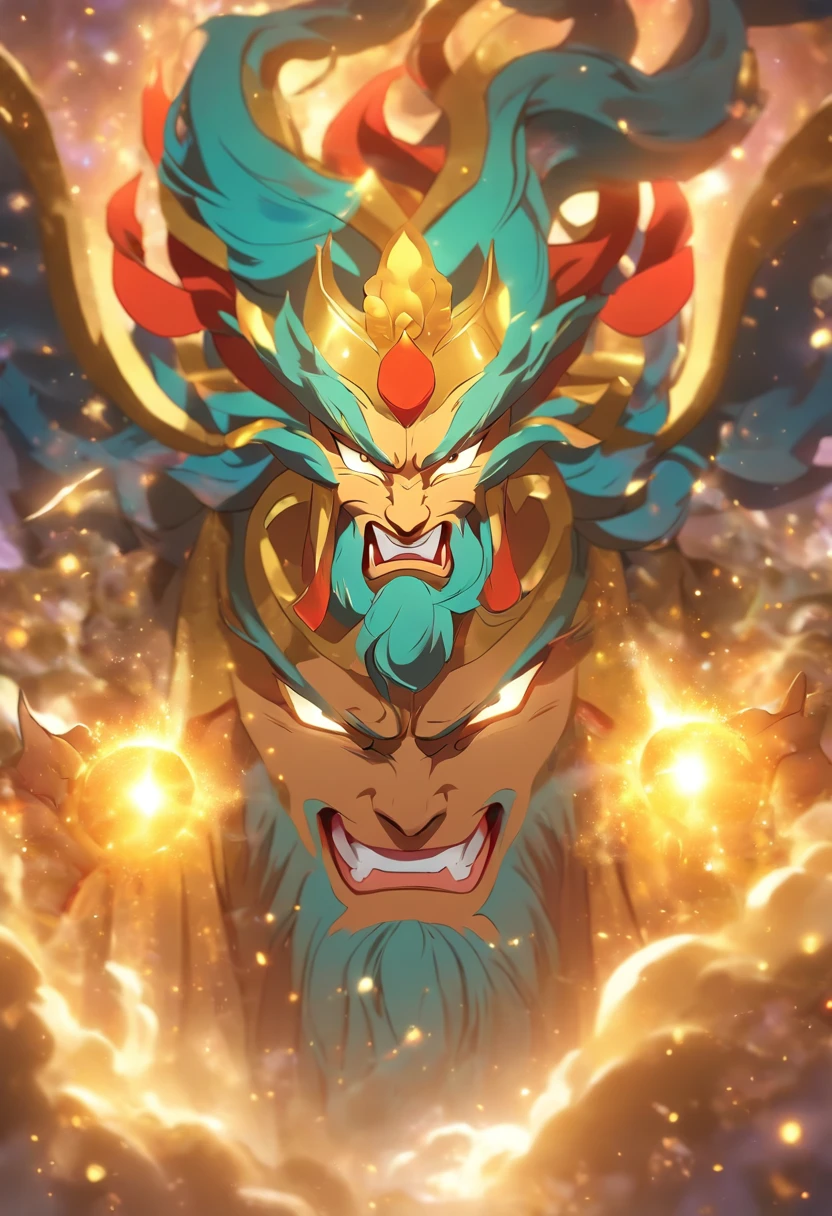 (((Chinese God))) best quality, ultra-high resolution, 4K detailed CG, masterpiece,Pagu, ,Cosmic God,Universe, cosmic egg,birth, galaxya,aesthetics, beautiful image, depth of field, centered on the screen