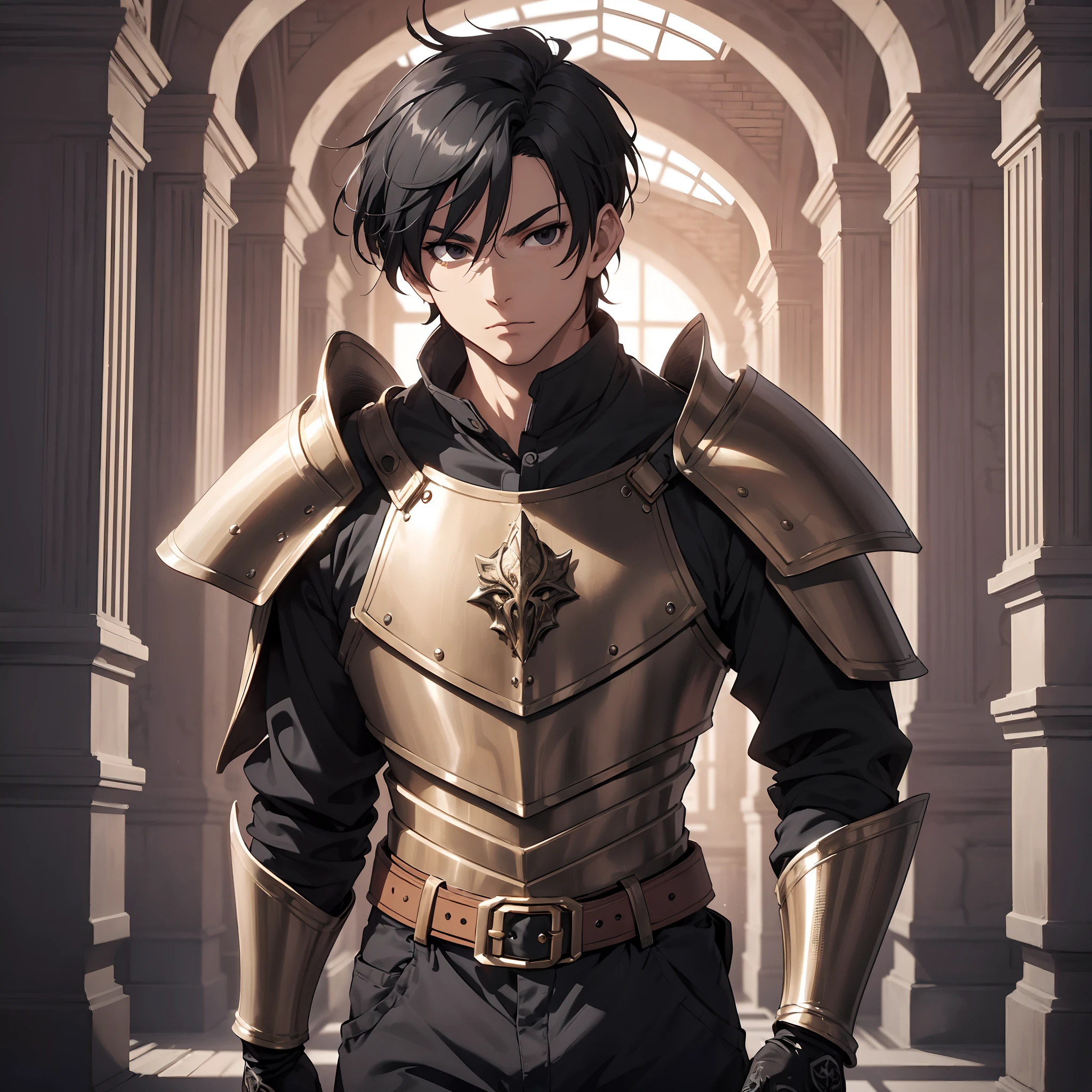 128K Ultra High Definition,
128K Ultra High Quality,
128K Ultra High Resolution,
Best Definition,
Best Quality,
Best Resolution,
Perfectly Detailed,
Perfectly Designed,
Extremely Detailed,
Extremely Designed,
Hyper Detailed,
Hyper Definition,
Hyper Quality,
Hyper Resolution,
Masterpiece,
(((Anime))),
Body Shot,
(((Boy))),
Handsome,
Muscular Body,
(((Black Short Hair))),
(((Black Eyes))),
(((Hyper Detailed & Perfectly Designed With Ultra High Quality Bronze Assassin Armor))),
(((Inside Of Medieval Royal Palace Background Scenery))),