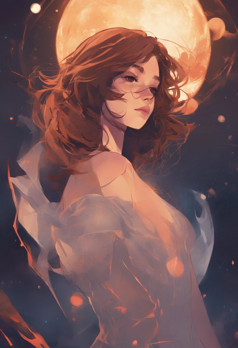 Bodysuits Clear facial features Beautie Brown hair femele near future Vivid colors Shorthair rays of moonlight