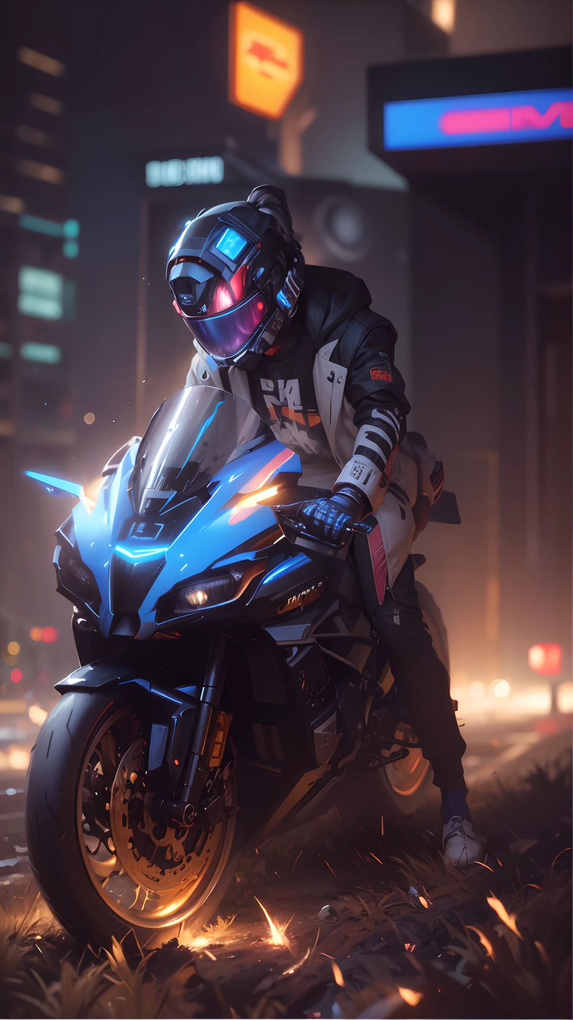 (hiperrealisme:1.1),(detail:1.2)8k,cyberpunk handsome korea boy, realistic face 8k, ultra realistic, bokeh