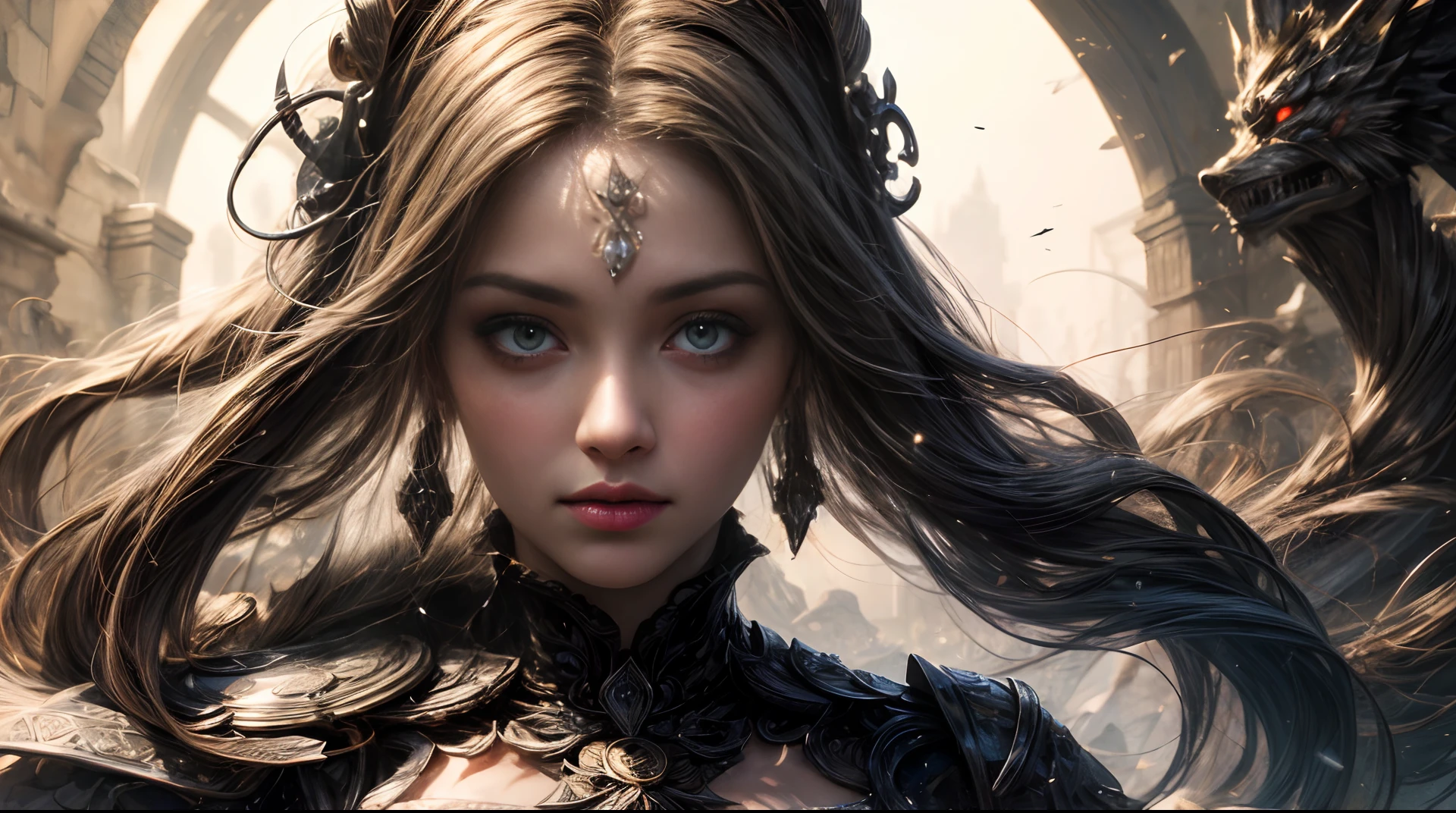 portrait of the beautiful kira from the film dark crystal, d & d, fantasy, intricate, elegant, highly detailed, digital painting, artstation, concept art, smooth, sharp focus, illustration, art by artgerm and greg rutkowski and peter mohrbacher & greg rutkowski & alexandros pyromallis & nekro & rene maritte