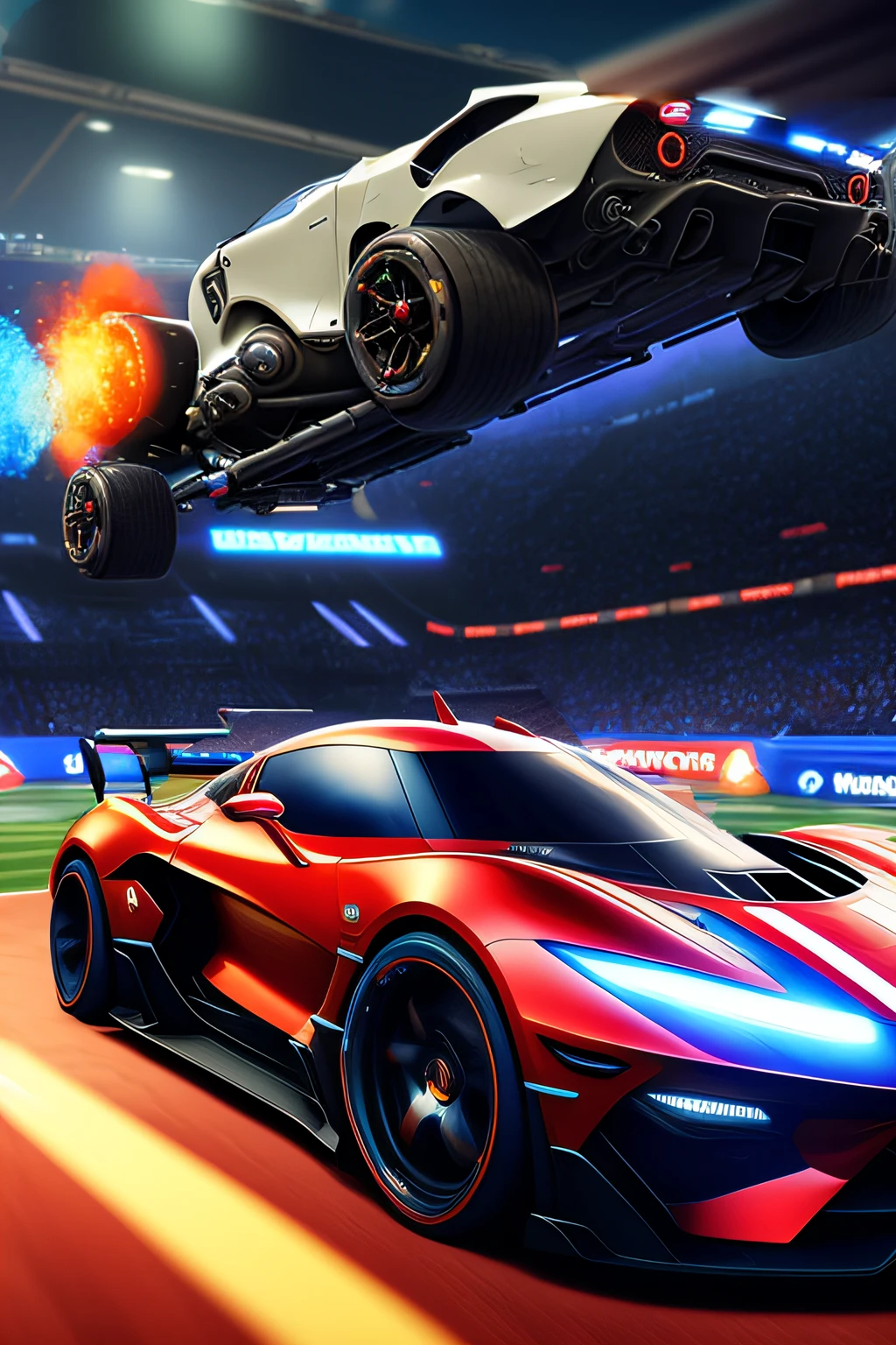 um carro do rocket league
