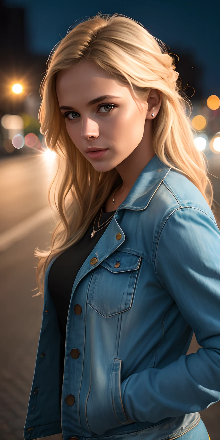 beautiful Swedish college girl, blonde, full body, in stylish outfit, outside on street, ((slim, petite)), photorealistic, photo, masterpiece, realistic, realism, photorealism, high contrast, photorealistic digital art trending on Artstation 8k HD high definition detailed realistic, detailed, skin texture, hyper detailed, realistic skin texture, armature, best quality, ultra high res, (photorealistic:1.4),, high resolution, detailed, raw photo, sharp re, by lee jeffries nikon d850 film stock photograph 4 kodak portra 400 camera f1.6 lens rich colors hyper realistic lifelike texture dramatic lighting unrealengine trending on artstation cinestill 800,