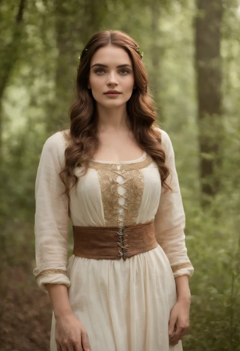(((uma ferida avermelhada profunda atravessa sua bochecha esquerda))) tez justa, mulher em torno de 19 anos, cabelos brancos naturais, olhos verdes distintos, vestindo kohl, slender and graceful, Beautiful, luz de velas em um ambiente medieval, Ultra sharp focus, tiro realista, roupas femininas medievais, cores tetradicas (cicatriz:1.4)