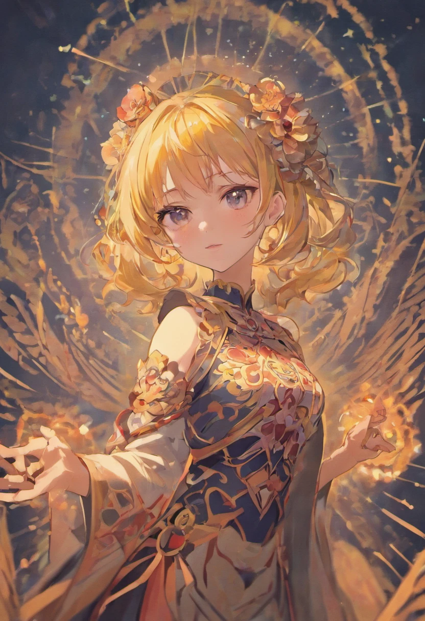 (Cloisonne:1.2),(Obra maestra, highest qualityr, Hiper calidad, High resolution, 8k), fondo blanco ,Cara detallada, Oriental elementos, Reasonable design, cuerpo completosbian,Morena cola de caballo simple,Chica de bits,en Cheongsam