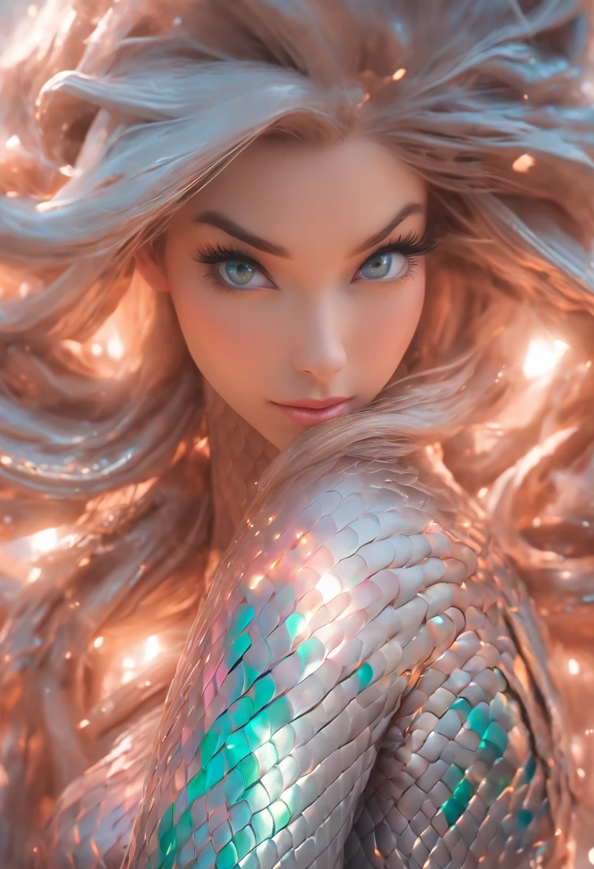 Beautiful blonde woman, with wax dress melting and dripping down the body (masterpiece: 1.2), (best quality), 4k, ultra-detailed, (dynamic composition: 1.4), highly detailed, colorful details, (iridescent colors: 1.2), (bright lighting, atmospheric lighting), dreamy, magical, (solo: 1.2) --auto --s2