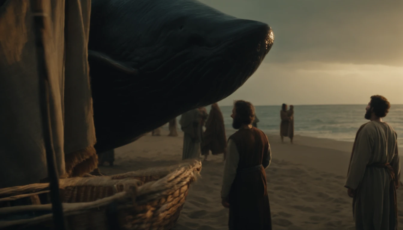 Story of Jonah and the Whale. biblical story