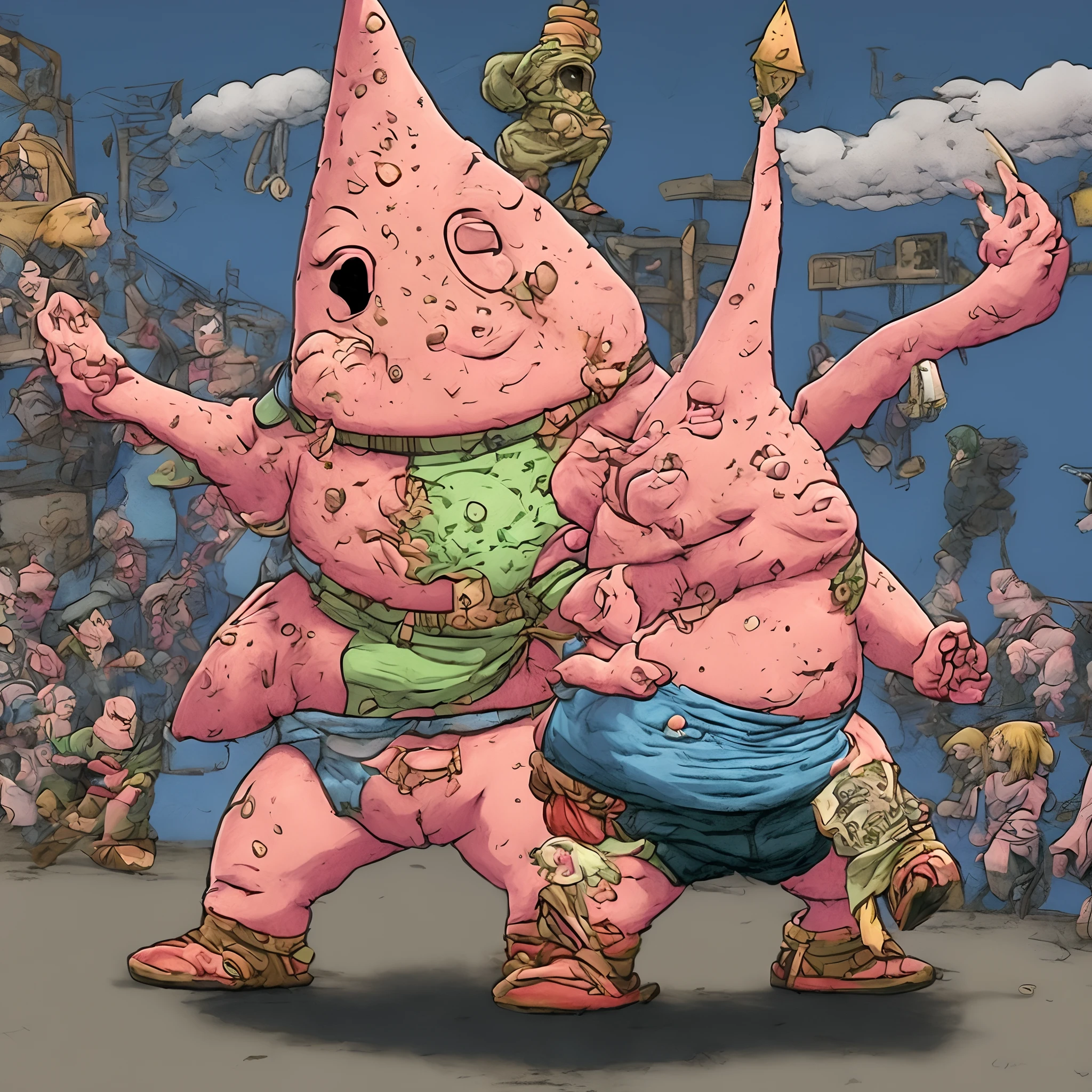 Patrick Star is Majin Buu