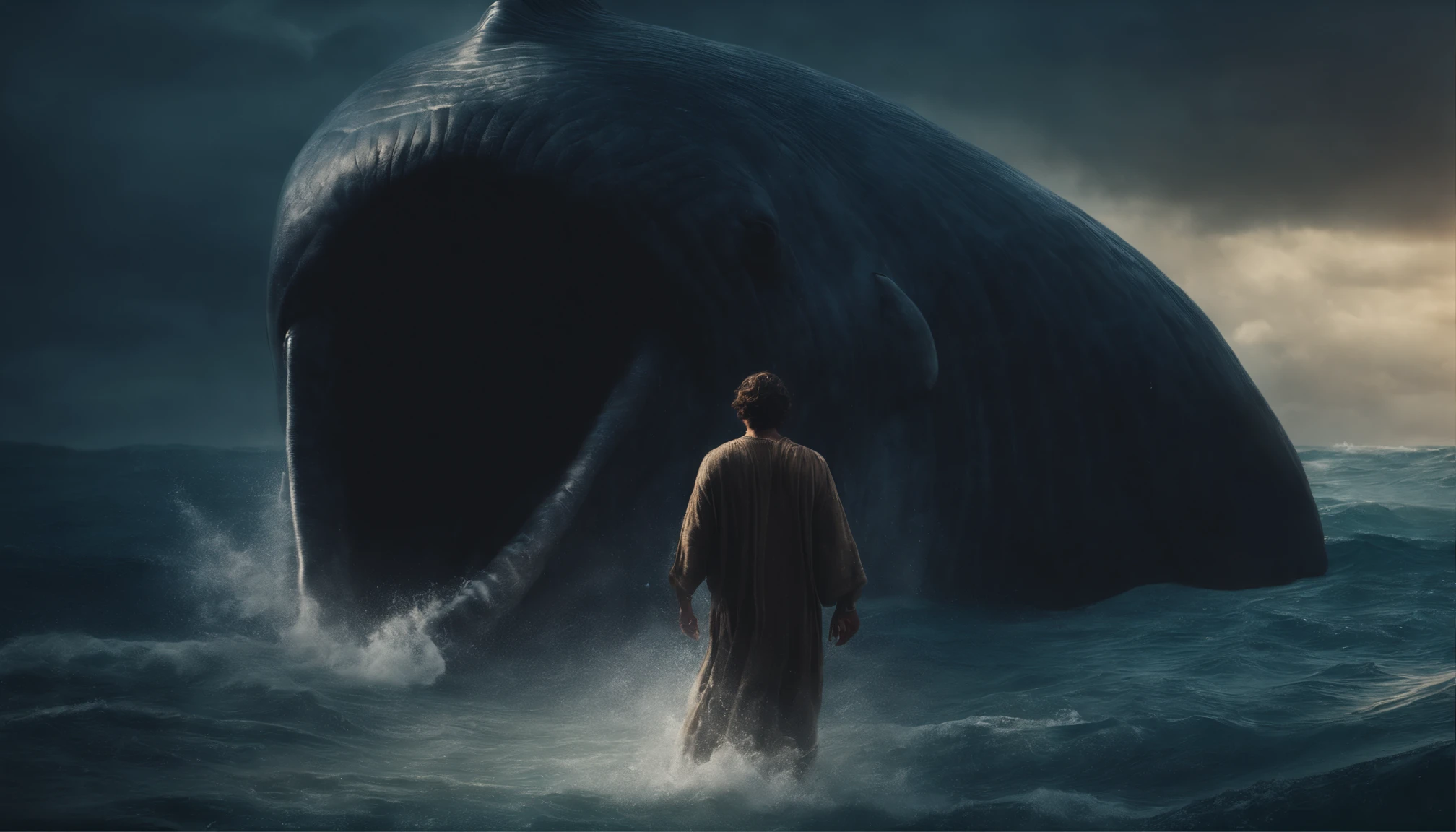 Story of Jonah and the Whale. biblical story