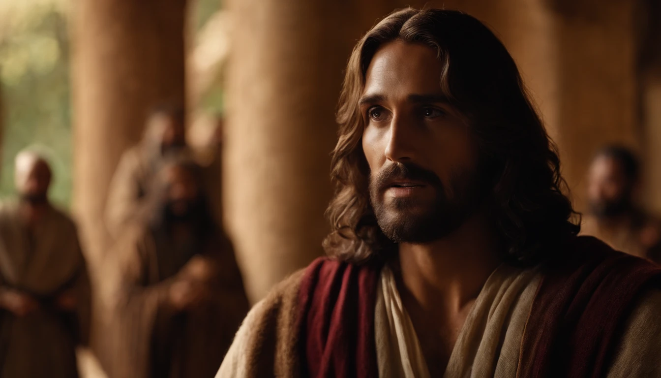 jesus cristo conversando com um mestre da lei.