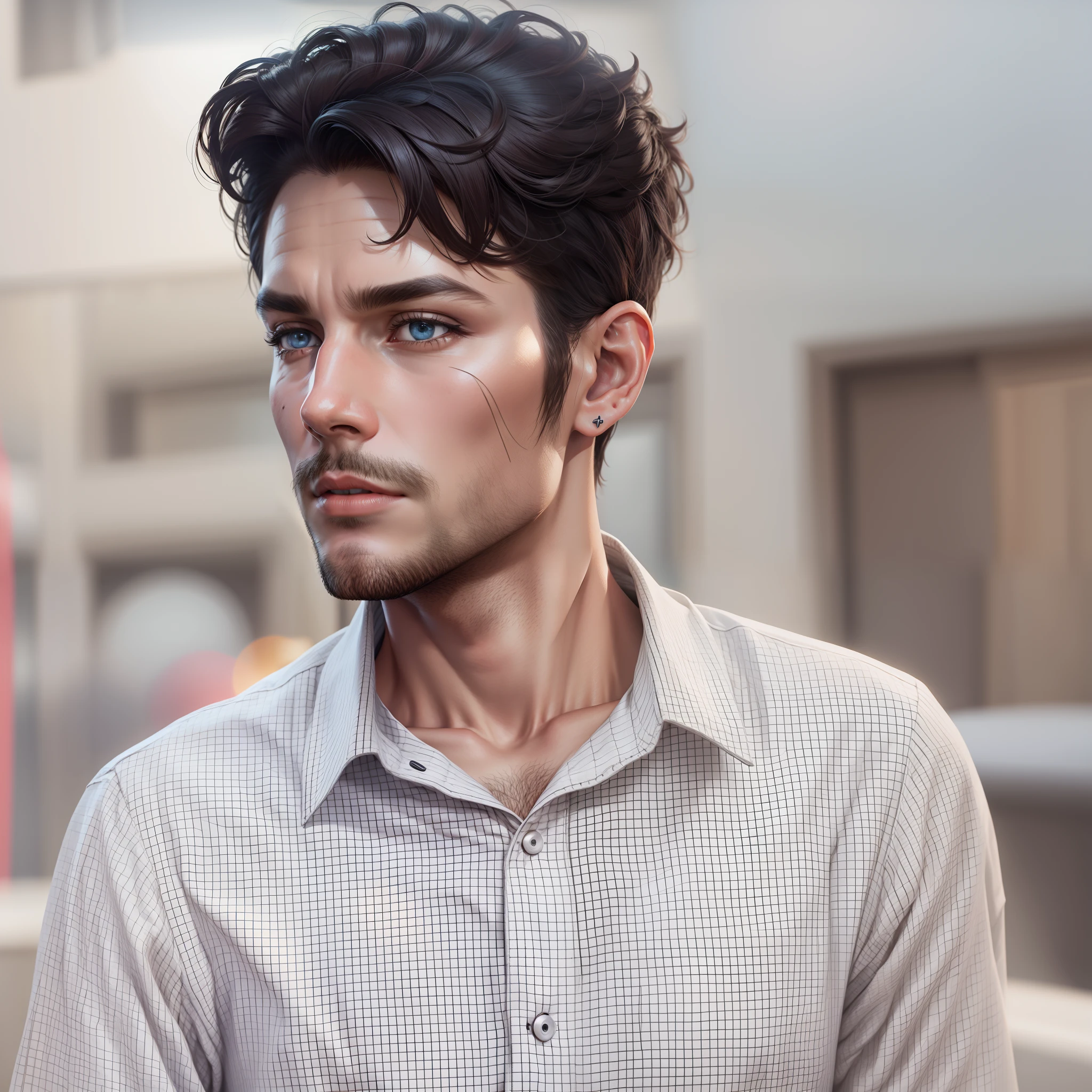 realistic face, sci-fi, 8k