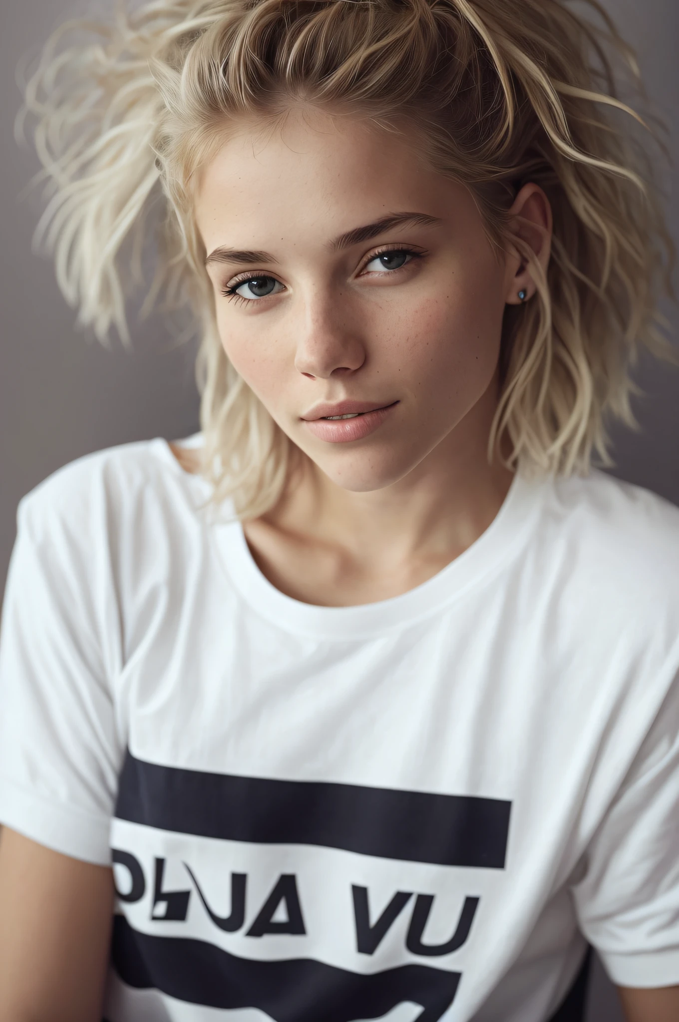 Mujer rubia con cabello largo y rubio, en una sudadera blanca, Who looks at the camera, Retrato de una bella modelo, Formato vertical de 50 mm, Rostro perfecto ), Formato vertical de 60 mm, Retrato Sophie Mudd, Foto de una mujer hermosa, Daniela Uhlig, Portrait of a Nordic Girl, Posando con las manos en una foto de retrato de caderas, hermosa chica rubia, Rostro perfecto, Magdalena Radziej