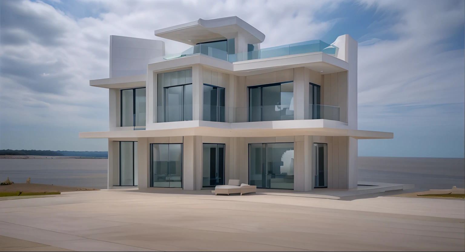 (masterpiece),(high quality), best quality, real,(realistic), super detailed, (full detail),(4k),8k,no humans, scenery, outdoors, building, sky, tree,window,day, cloud, blue sky