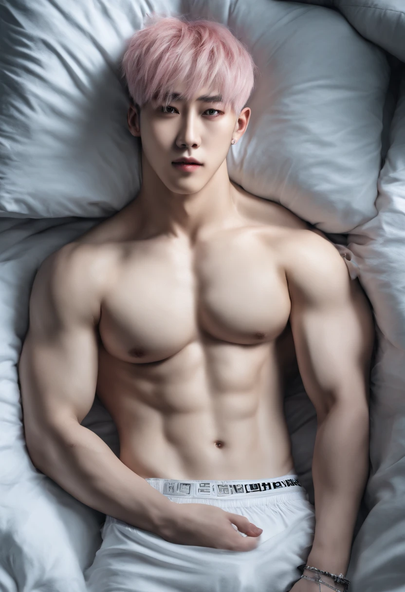 monsta x wonho bulging underwear in bed