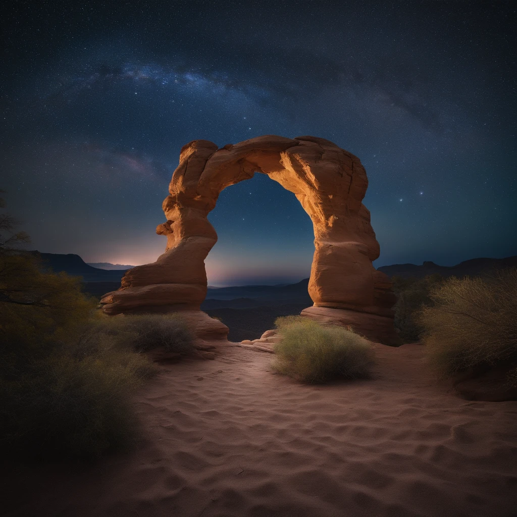 Master Parts、Superior Quality、superior image quality、The 8k quality、Beautiful pictures of the starry sky、magnifica、Arched Milky Way:1.9、Establishing a Practice Space