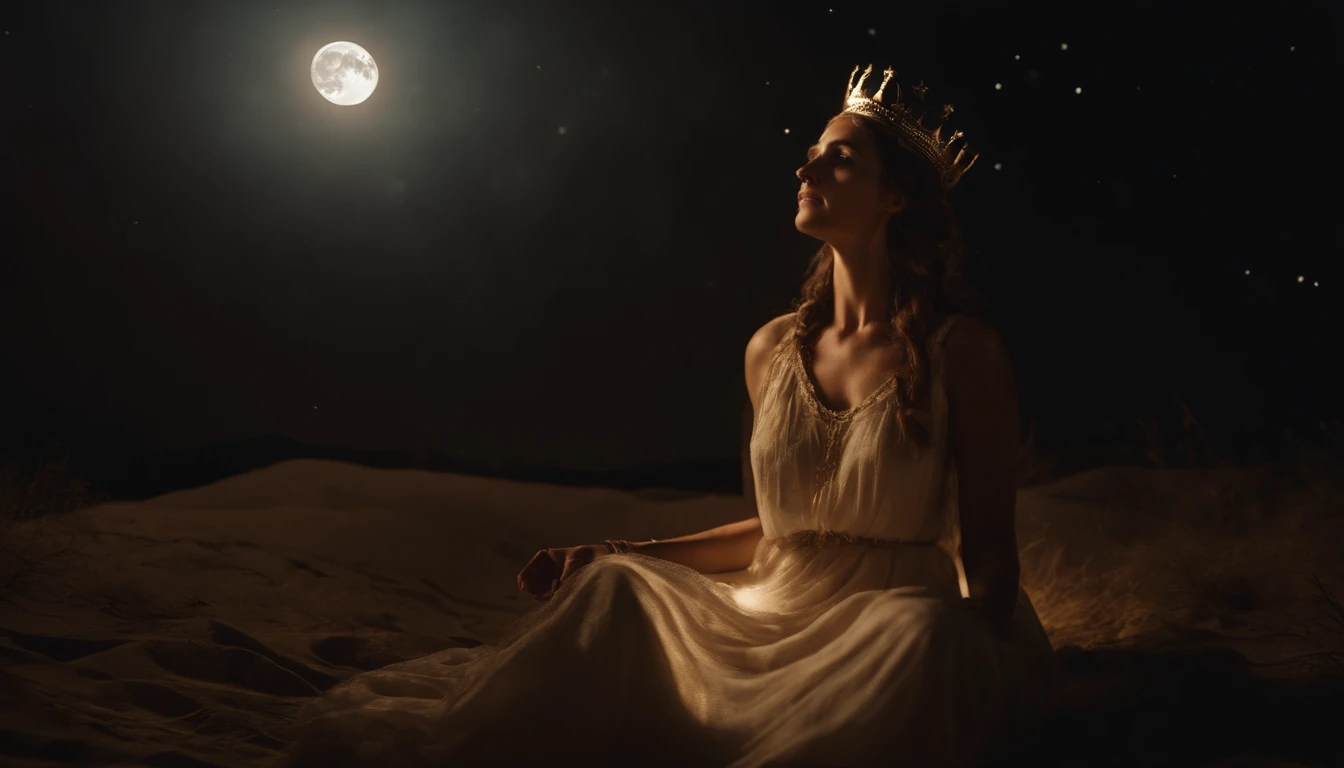 uma mulher vestida do sol, having the moon under his feet and on his head a crown of twelve stars. New Testament Bible Passage from the Bible