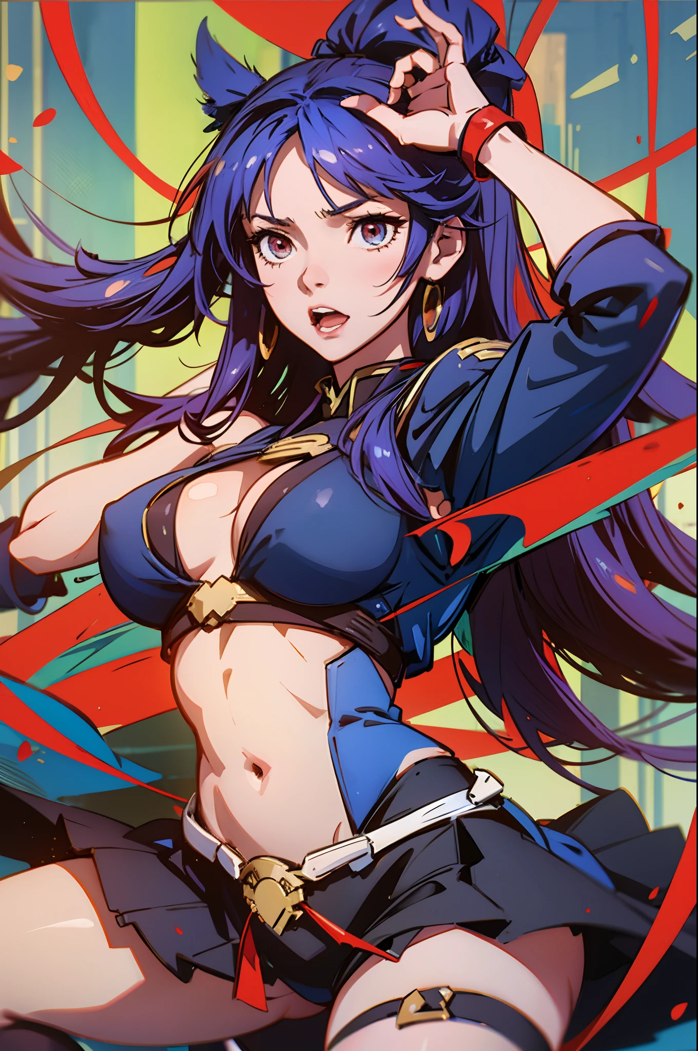 Ishtar from the anime series Fate Grand Order in a hot school uniform --auto --s2