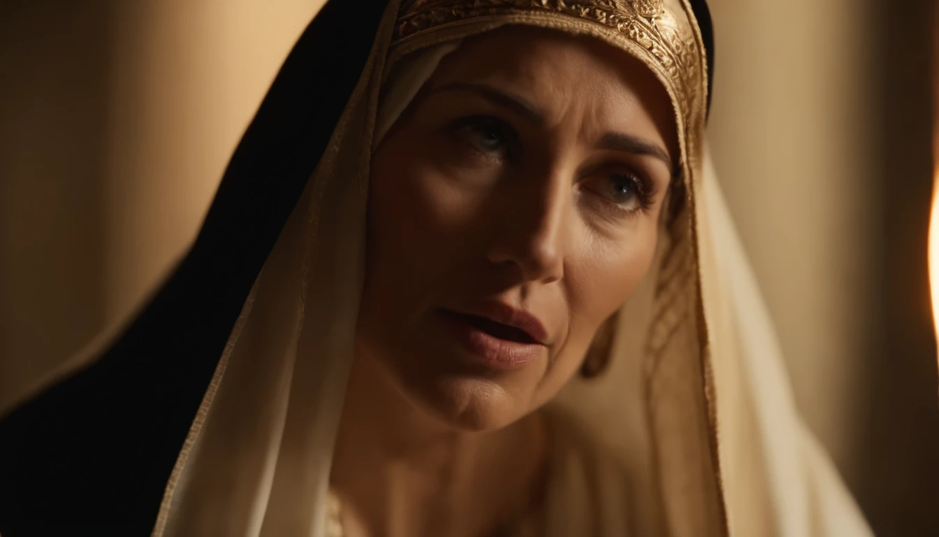 MARIA, the mother of Jesus Christ conversing with him . Bible passage. Biblical Image of Simplicity