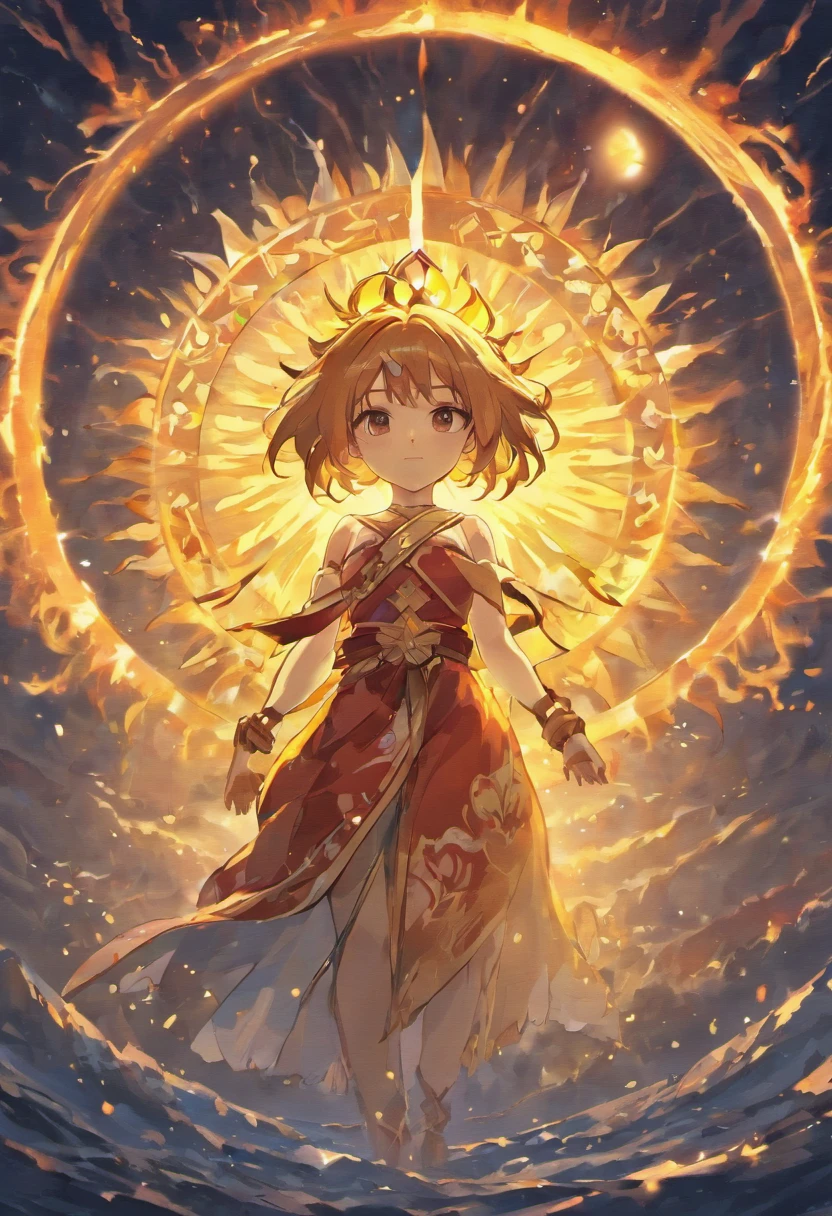 (((sun)) best quality, ultra-high resolution, 4K detailed CG, masterpiece, sun, tribal sun, tribal Maori, Maori picture style, aesthetic, screen-centered, ground-to-sky view