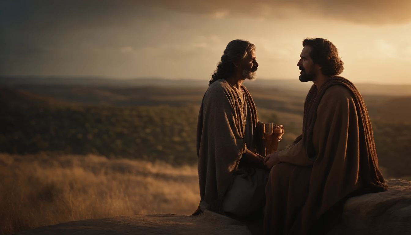 profeta isaias conversando com o povo . Bible Old Testament Character