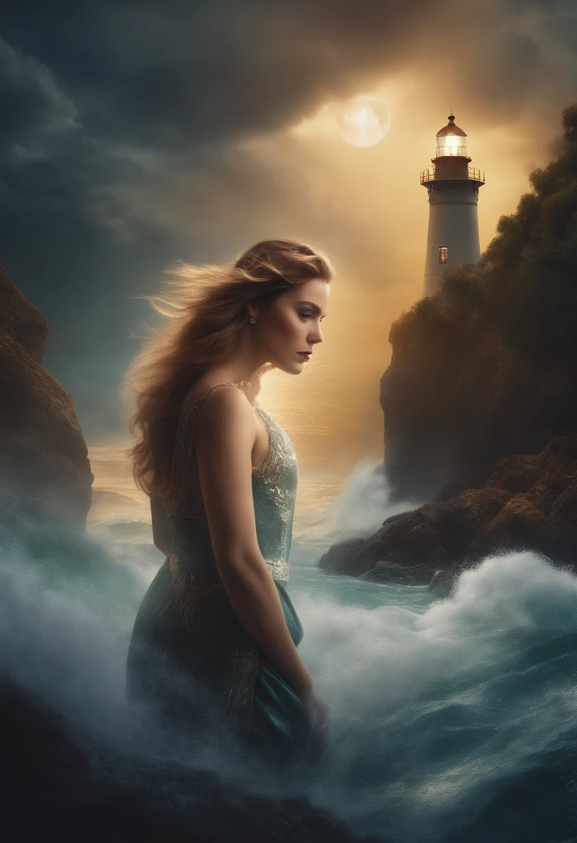 4k, masterpiece, illustration, high Brightness, high resolution, colourful, dramatic light, intricate details, long shot, Focus on the body and pose Experiment with different angles, A lrish white female model with Flaming flashing sparking rune Tattoos all over walks into a 1920s impressionist painting, bright moonlight, Various poses, various angle, a pirate ship, storm, magic, a lighthouse in the background, a photorealistic effect, a mermaid in the painting, a waterfall in the painting, a rainbow in the painting, a
unicorn in the painting, an oil painting effect,