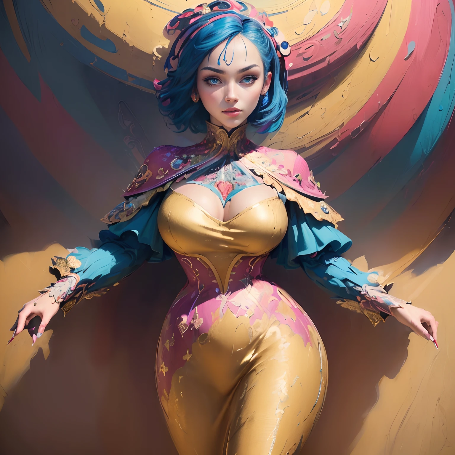 Masterpiece, Face fix, abstract art, highest quality