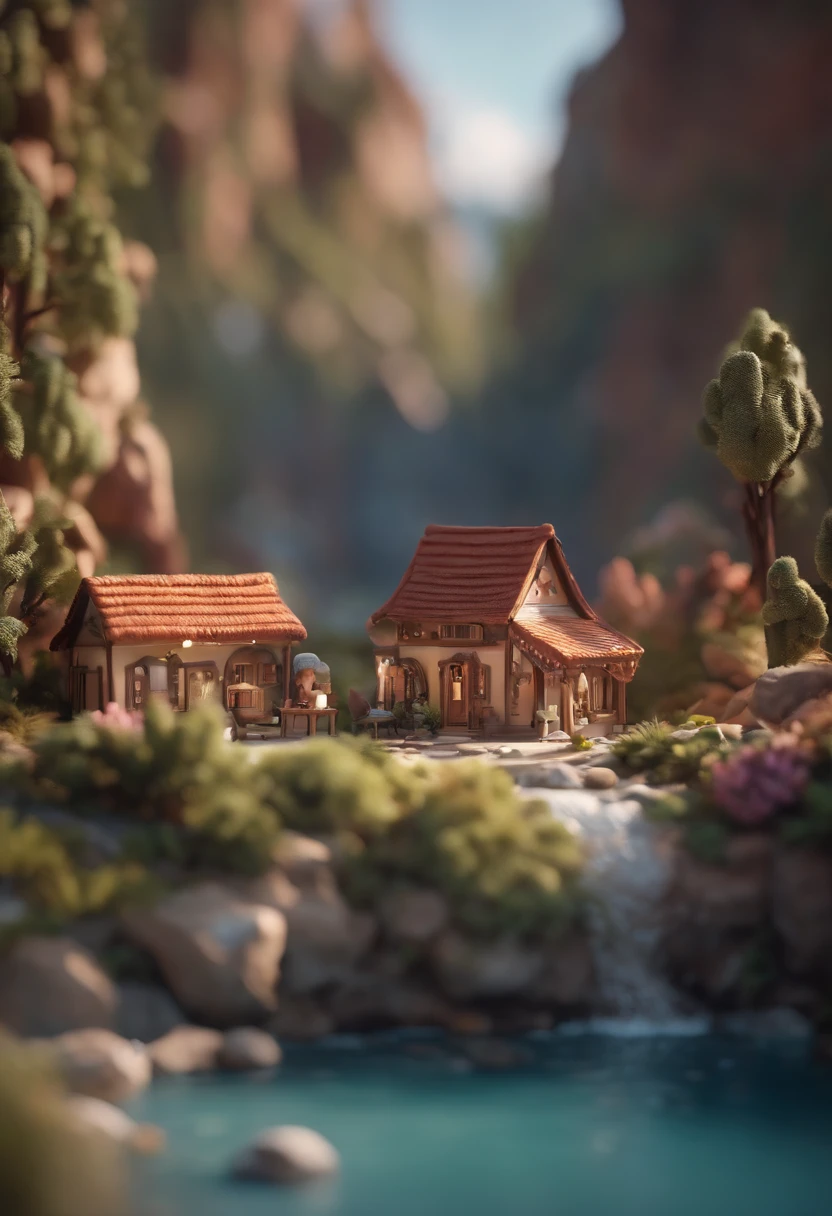 Minitary,Super Cute Clay World, Cute clay freeze frame animation, Tilt Shift,Excellent lighting,Volumetric music,Rendering brushes,。.。.3D,surpass
detail