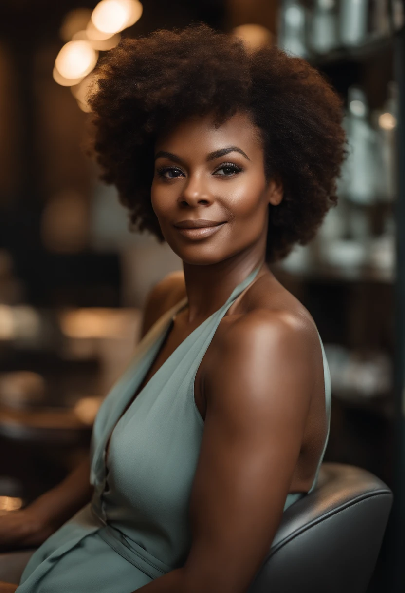 razilian Black woman in her 30s to 40s, sitting in a specialized hair salon for hydrophobic hair. She has a confident and relaxed expression, showcasing her unique hair texture. Medium: Hyper-realistic photography. Style: Inspired by the vibrant culture of Brazil, with a touch of modern urban aesthetics. Lighting: Soft, natural light filtering through the salon windows, highlighting her hair's unique characteristics. Colors: Warm earthy tones, with pops of vibrant Brazilian colors. Composition: Shot with a Canon EOS 5D Mark IV DSLR camera, EF 85mm f/1.8 STM lens, Resolution 30.4 megapixels, ISO sensitivity: 100, Shutter speed 1/125 second, with a focus on her face and hair, capturing the salon's ambiance in the background. --ar 16:9 --v 5.1 --style raw --q 2 --s 750
📸 Prompt Option 2:
Close-up portrait of a Brazilian Black woman, aged between 30 and 40, at a hair salon designed for hydrophobic hair types. Her eyes reflect her pride in her unique hair. Medium: Ultra-detailed photography. Style: A blend of traditional Brazilian elements with contemporary fashion photography. Lighting: Dramatic side-lighting to emphasize the hydrophobic nature of her hair. Colors: Rich browns and golds, complemented by the vibrant colors of Brazil. Composition: Captured using a Canon EOS 5D Mark IV DSLR camera, EF 50mm f/1.8 STM lens, Resolution 30.4 megapixels, ISO sensitivity: 100, Shutter speed 1/125 second, with a shallow depth of field focusing on her hair and eyes. --ar 16:9 --v 5.1 --style raw --q 2 --s 750
✨ Thank you for considering these prompts.