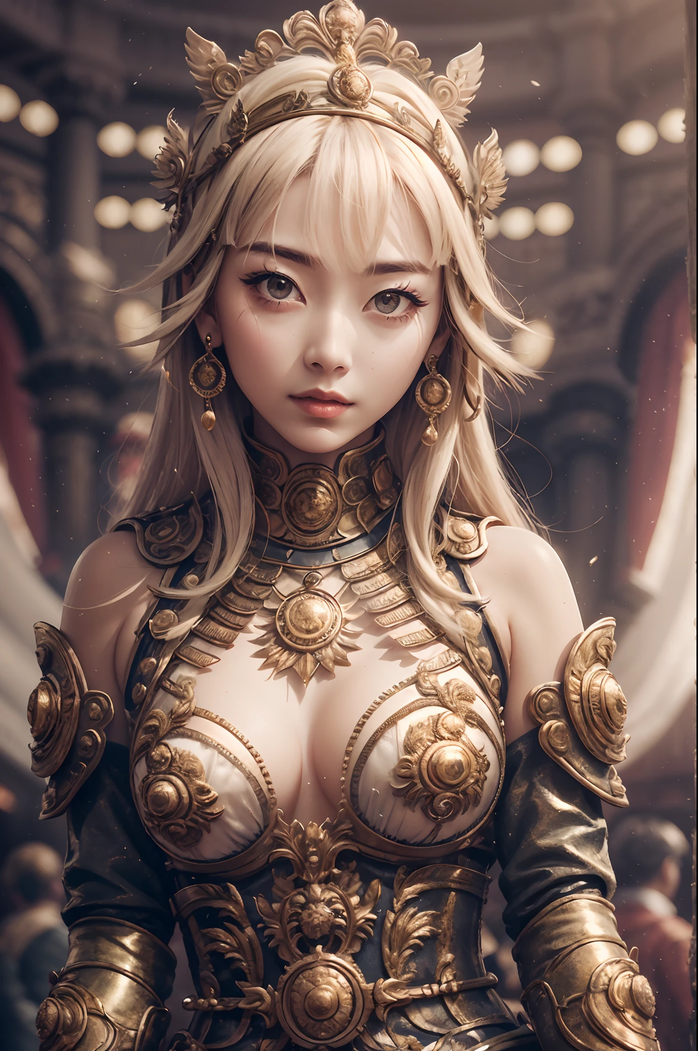 The scene opens with an extraordinarily charismatic woman in a futuristic setting. She is the epitome of the fashion and charm of the future. Your face is the center of attention, bathed in a soft light that enhances every delicate stroke and captivating expression. --auto --s2