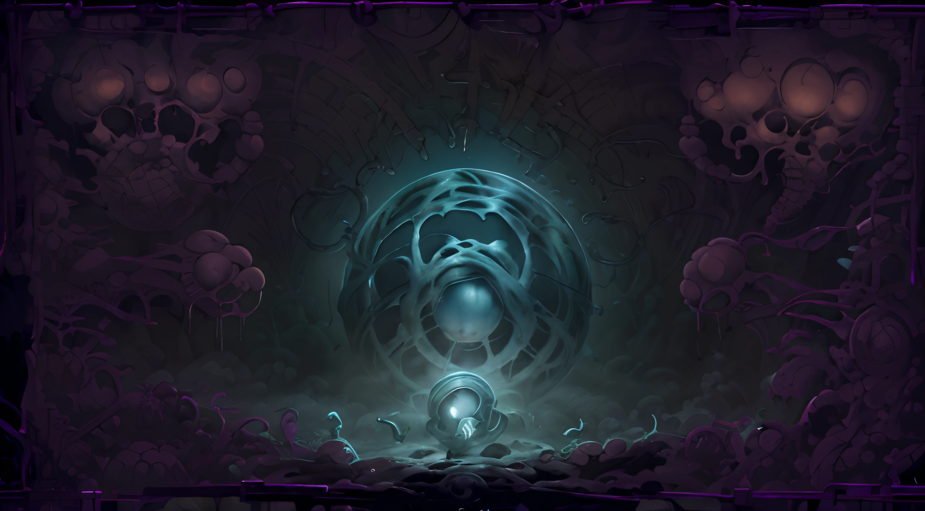 caverna, JOGO 2D, plataforma,hollow knight, Lovecraft, Giger RH ( ( ( ( ( Dan Mumford, ) ) ) ) ), ancient biomechanical temple, Dan Mumford. arte conceitual, arte sci-fi detalhada, cyber sanctuary, arte detalhada da capa, alien temple, Sem estilo Giger RH, Nenhum estilo de h r giger