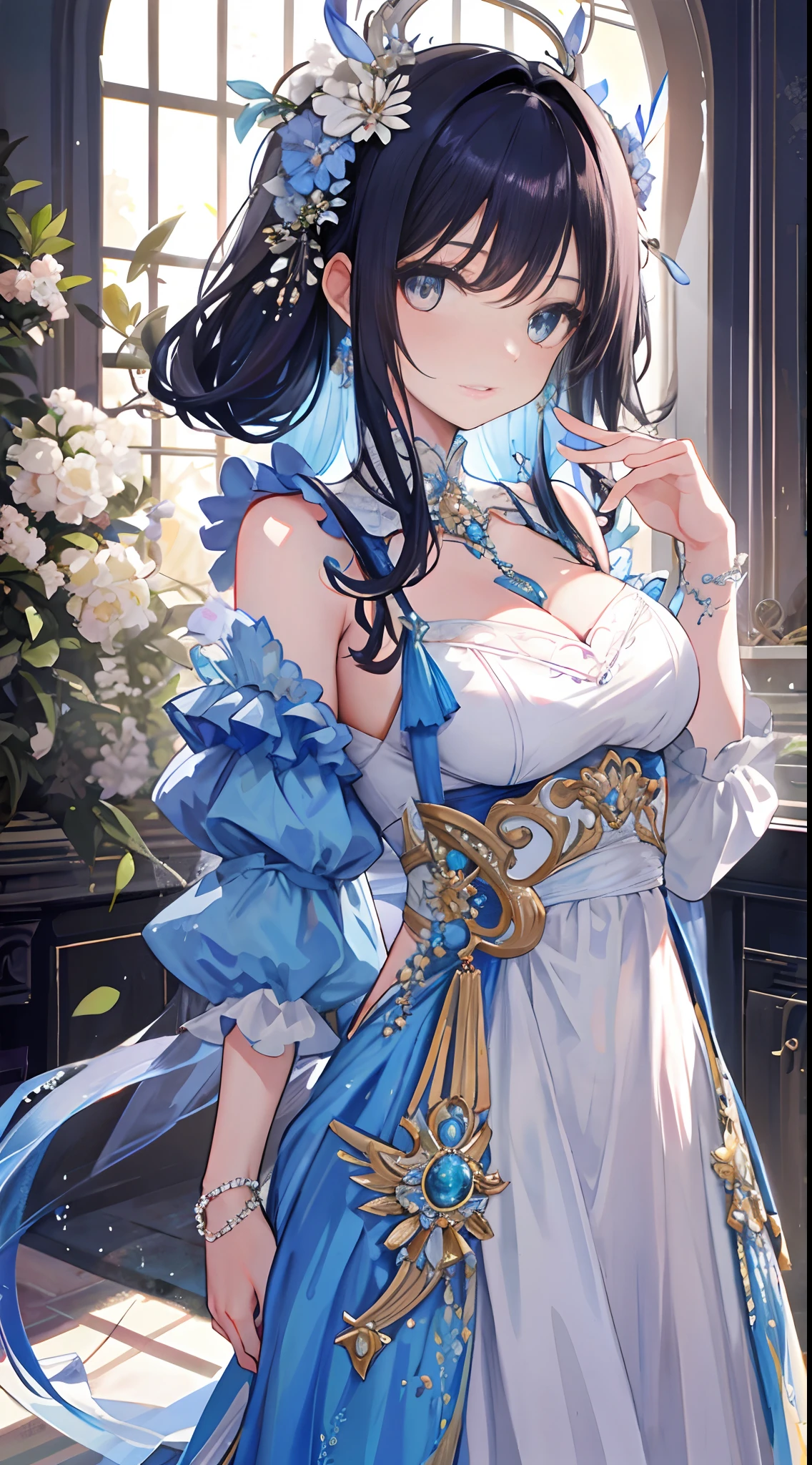 idoly,a beauty girl,Gorgeous dress