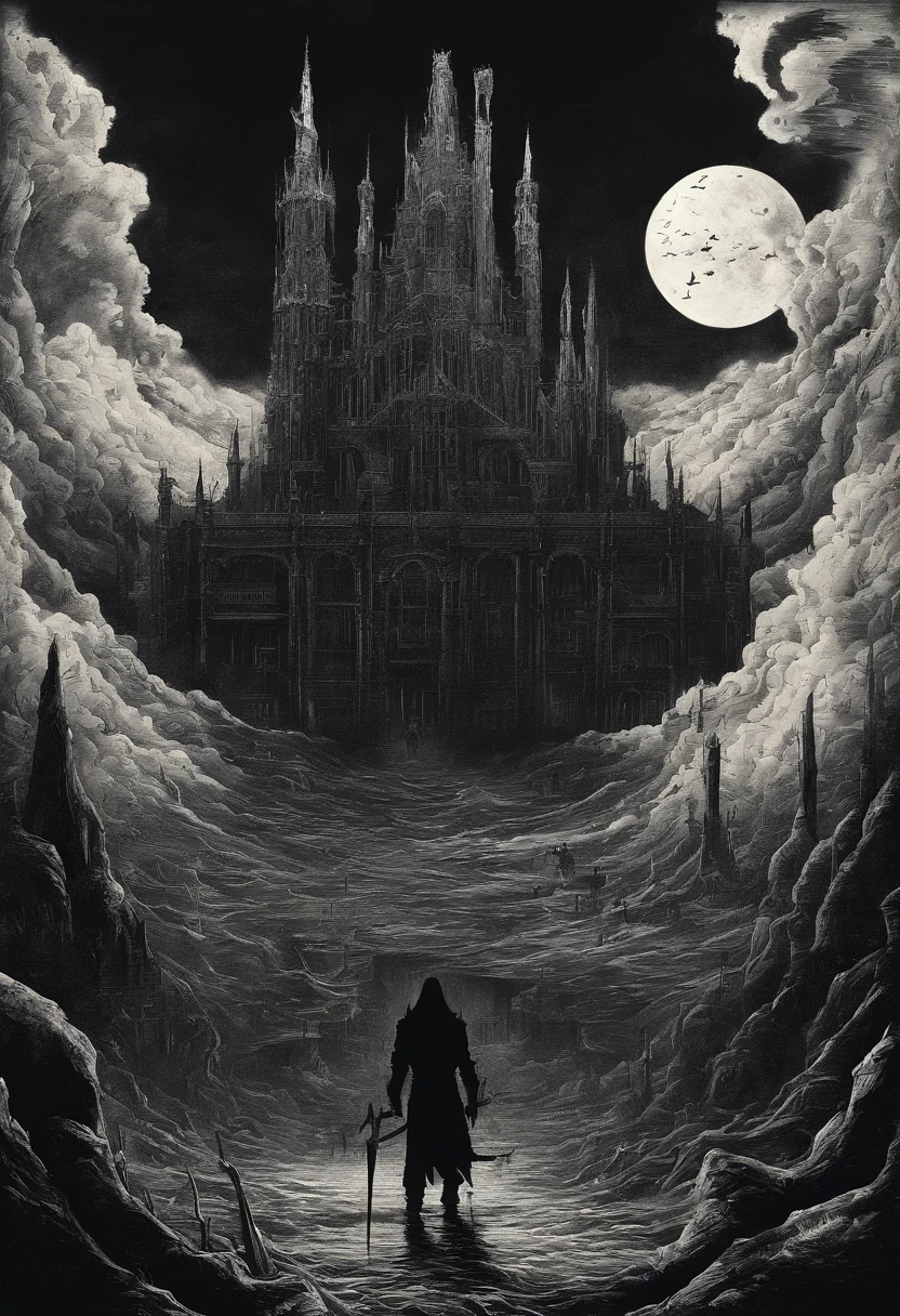 Em um mundo mergulhado na penumbra, The shadows dance around a lone warrior, Guts, whose journey is intertwined with ancient destinations. No sombrio horizonte, Gothic towers rise, evocando um passado esquecido,em arcos de um dark fantasy. As cores desbotadas de 1970 se misturam com o noir de 1997, Creating a Unique Visual Palette.