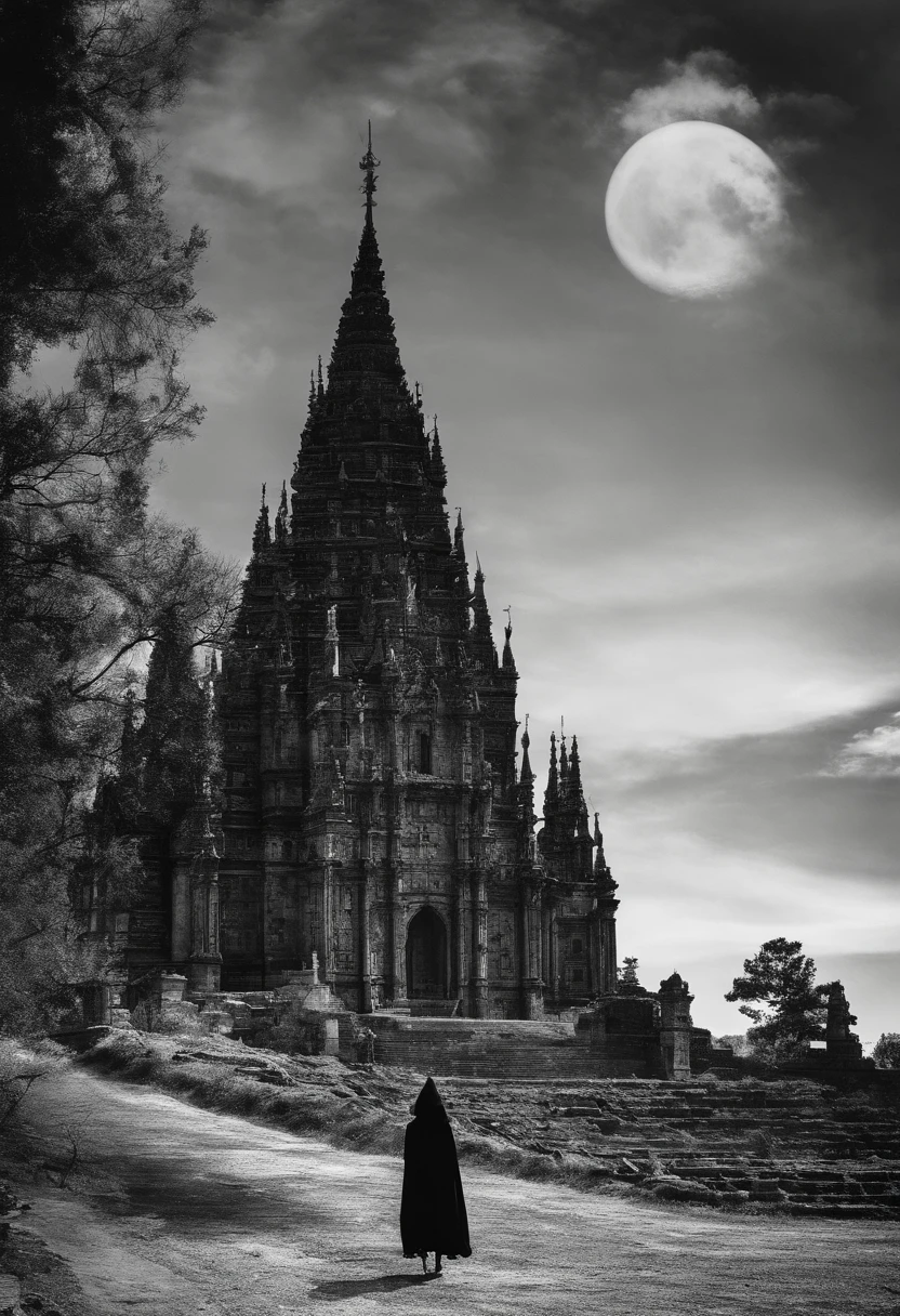Em um mundo mergulhado na penumbra, Shadows dance around a lone warrior, tripas, cuja viagem se confunde com destinos antigos. No sombrio horizonte, Gothic towers rise, evocando um passado esquecido,em arcos de um dark fantasy. As cores desbotadas de 1970 se misturam com o noir de 1997, Criando uma paleta visual exclusiva.