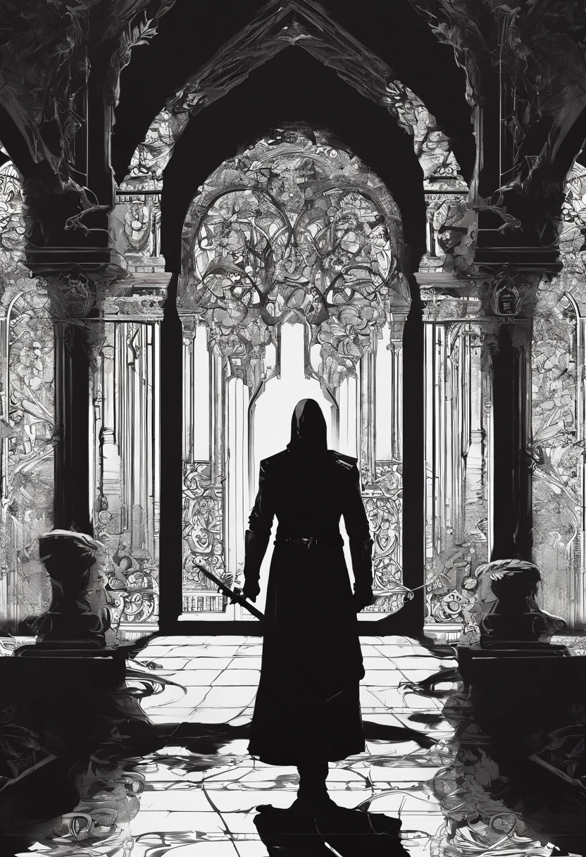 Em um mundo mergulhado na penumbra, Shadows dance around a lone warrior, tripas, cuja viagem se confunde com destinos antigos. No sombrio horizonte, Gothic towers rise, evocando um passado esquecido,em arcos de um dark fantasy. As cores desbotadas de 1970 se misturam com o noir de 1997, Criando uma paleta visual exclusiva.