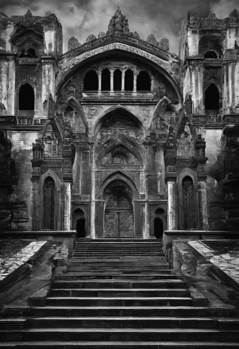 Em um mundo mergulhado na penumbra, Shadows dance around a lone warrior, tripas, cuja viagem se confunde com destinos antigos. No sombrio horizonte, Gothic towers rise, evocando um passado esquecido,em arcos de um dark fantasy. As cores desbotadas de 1970 se misturam com o noir de 1997, Criando uma paleta visual exclusiva.