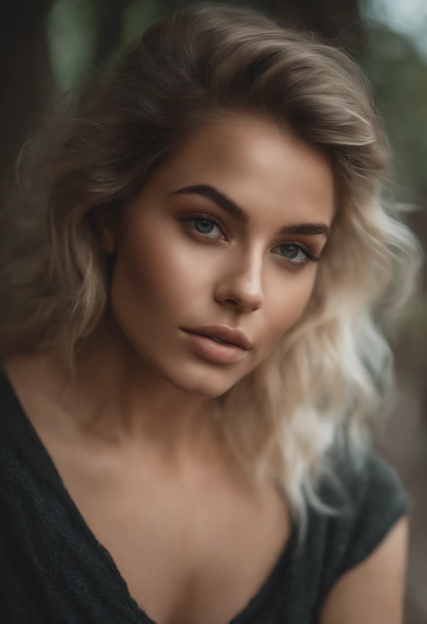 Photo d'une belle fille de 25 ans, cheveux pastel, taches de rousseur sexy, beau, Gros plan, jeune, DSLR, 8k, 4K, ultrarealistic, Realstic, peau naturelle, textured skin