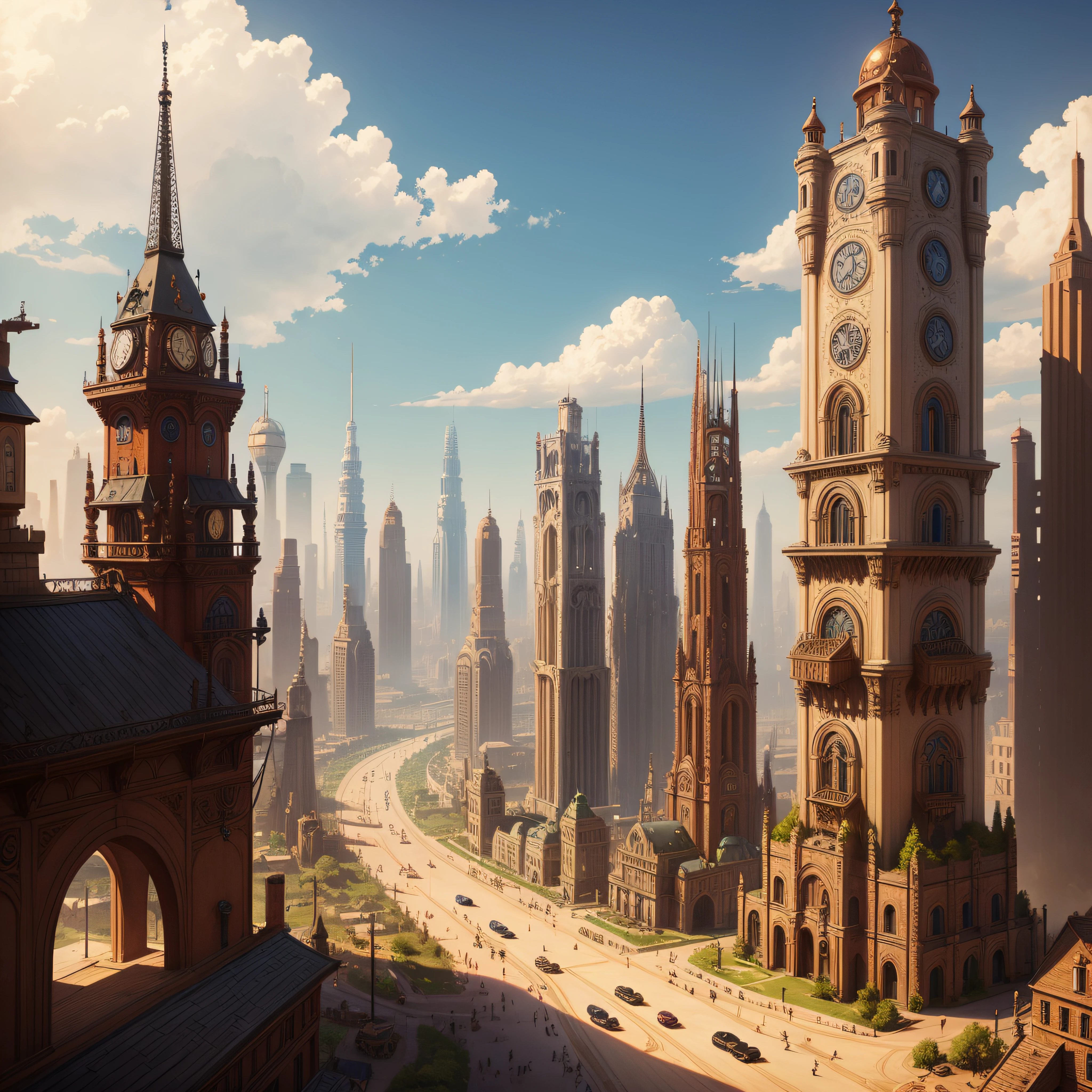 Groundview Steampunk City by WAS - Steampunk --auto