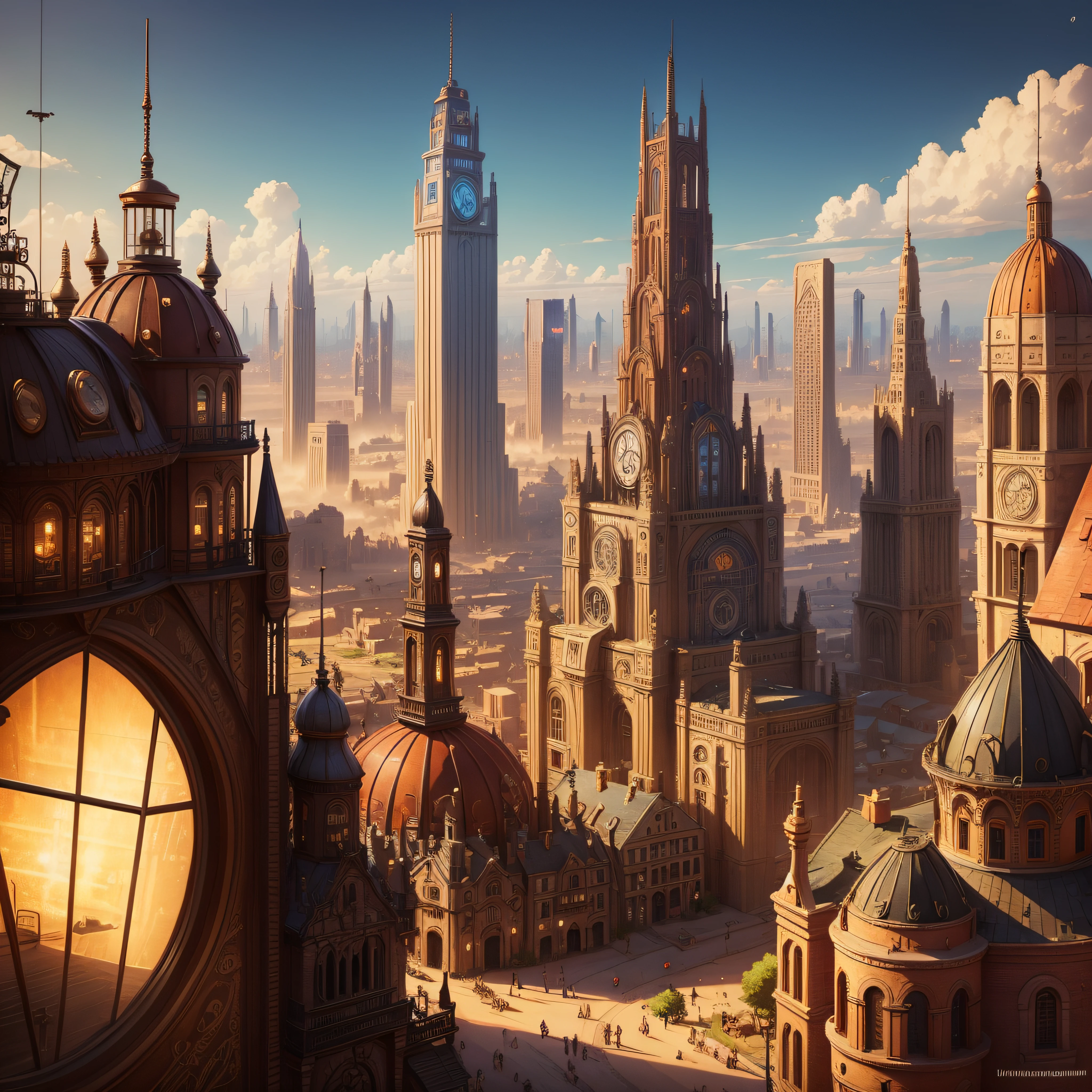 Groundview Steampunk City by WAS - Steampunk --auto