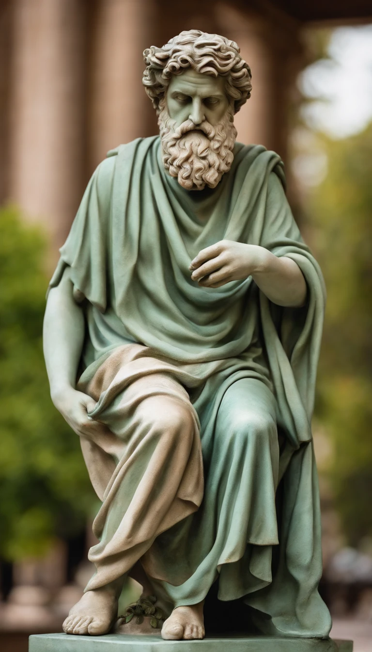 Statue of the Greek philosopher